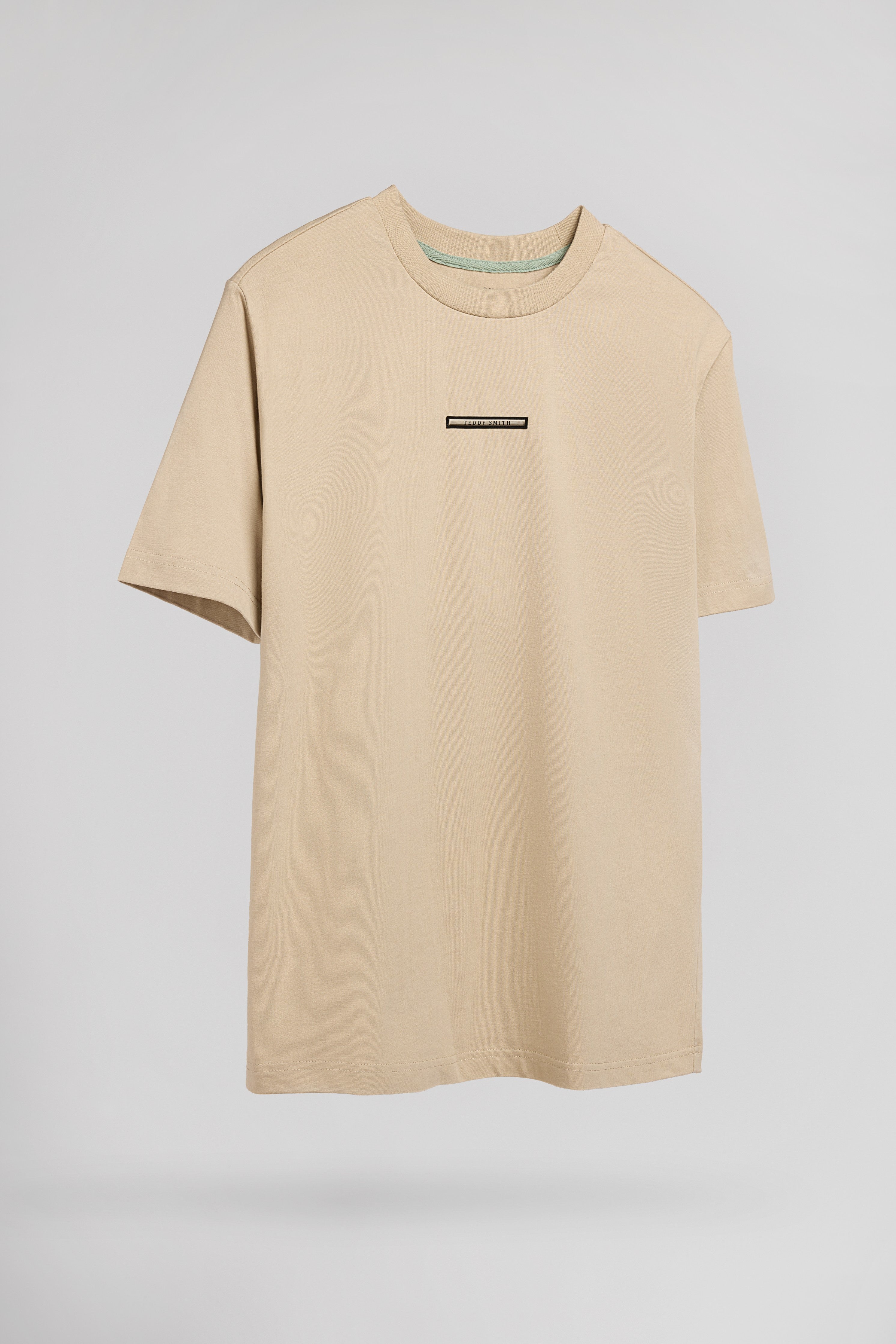 Teddy Smith T-Olivio MC T-shirt homme beige ample