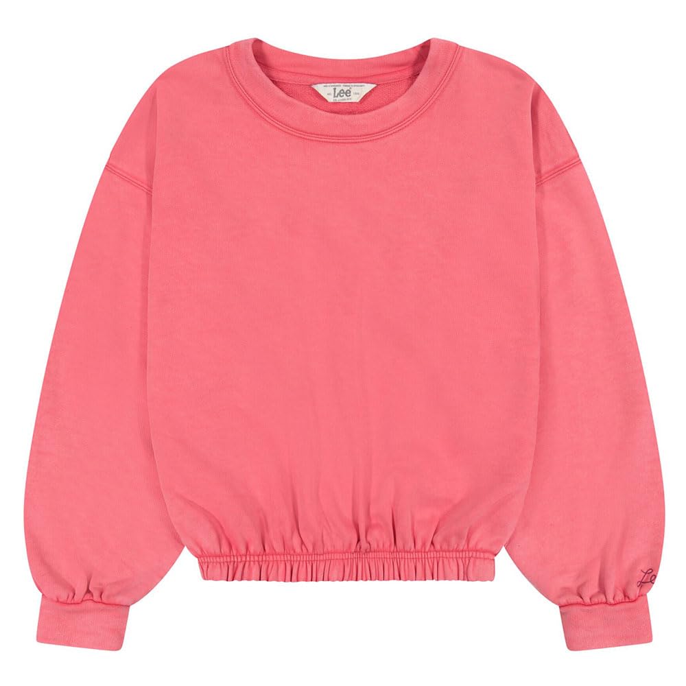 Lee Sleeve Detail Sweatshirt sweat femme litchi taille L coupe décontractée