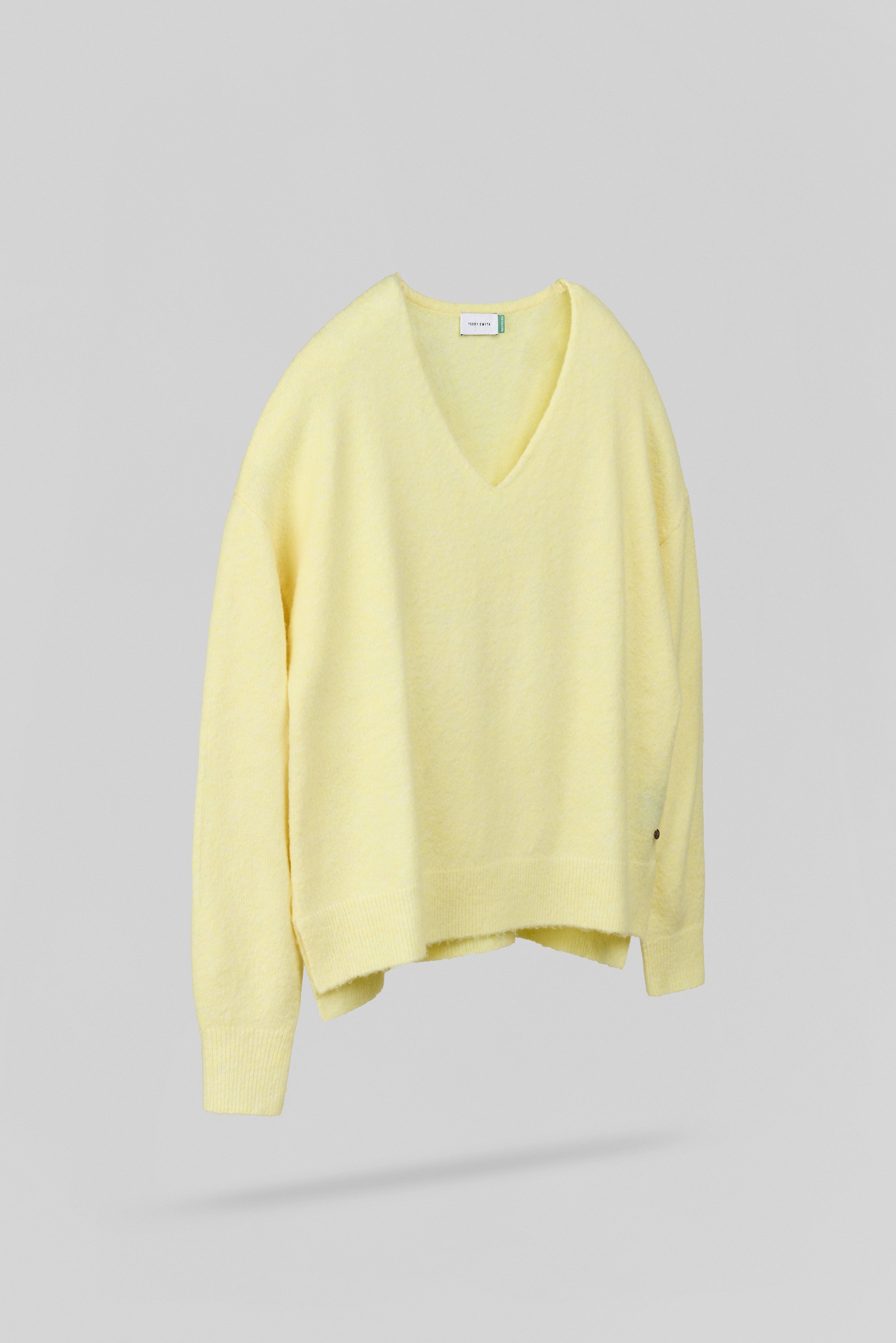 Teddy Smith P-Billie pull Jaune Citron Chiné laine