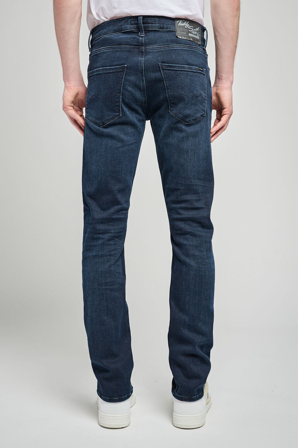 Teddy Smith Rock Dual Move L32 jean Blue Black stretch