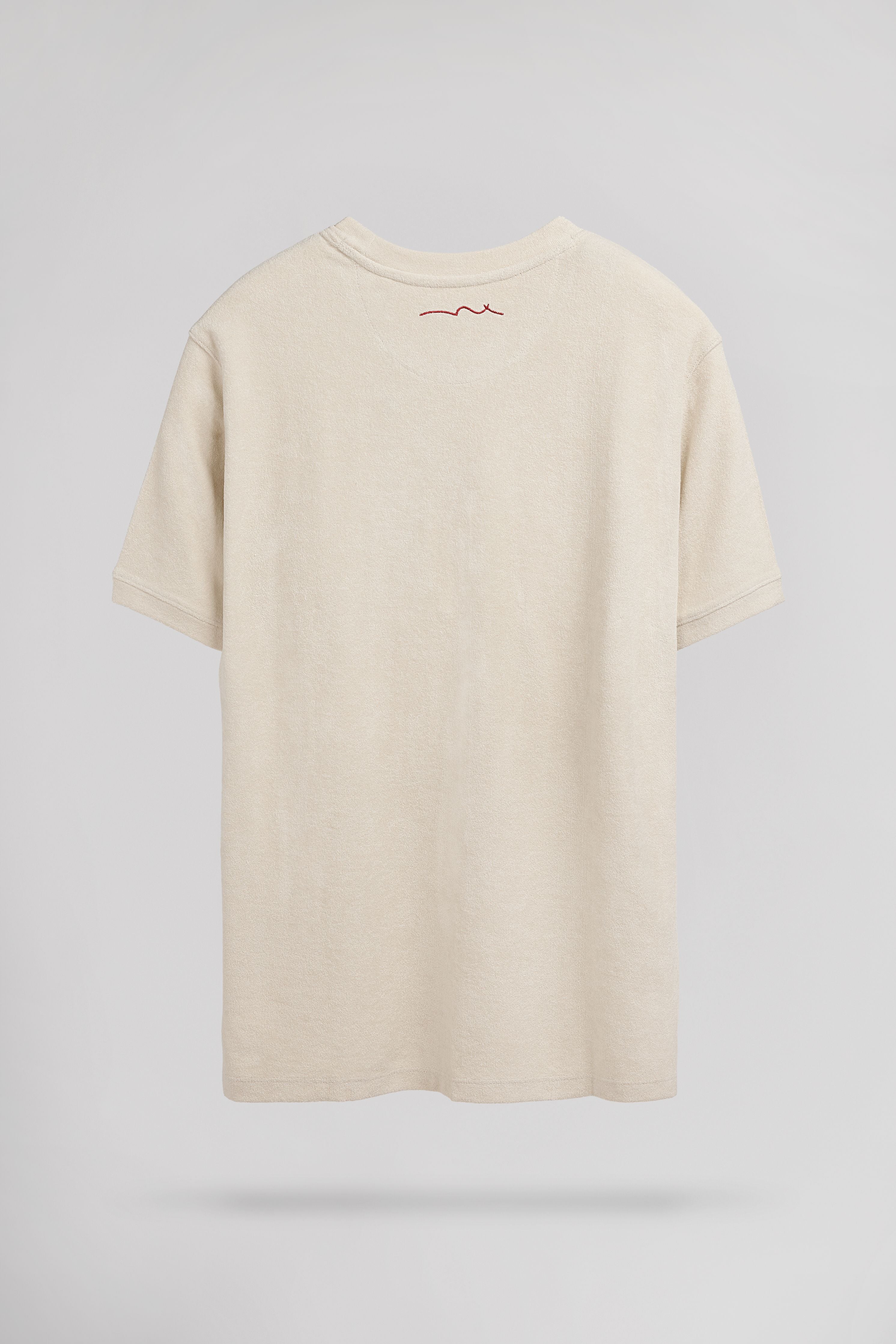 Teddy Smith T-Bobbles MC Cream t-shirt éponge ample homme