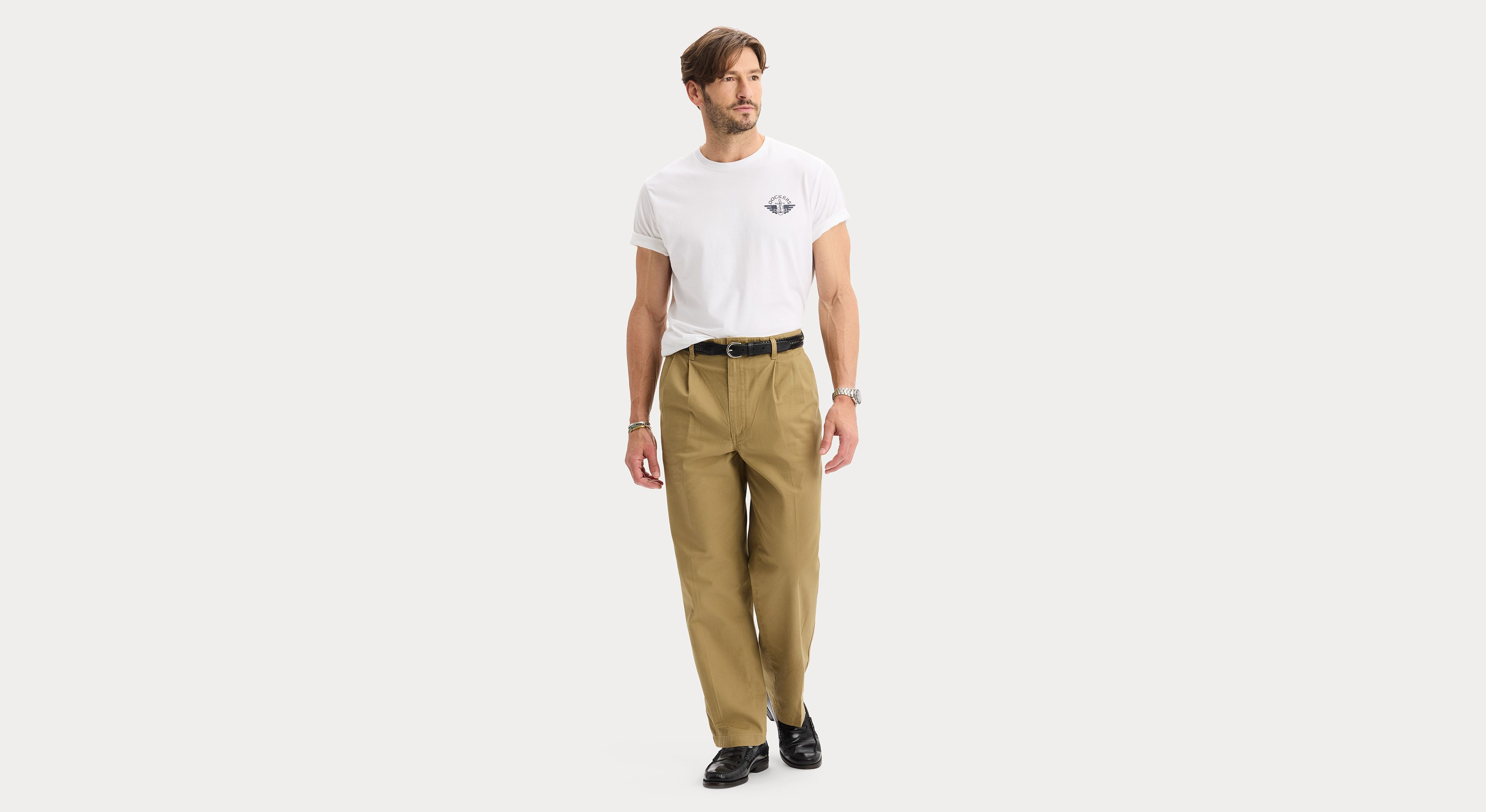 Dockers Graphic Tee t-shirt regular blanc