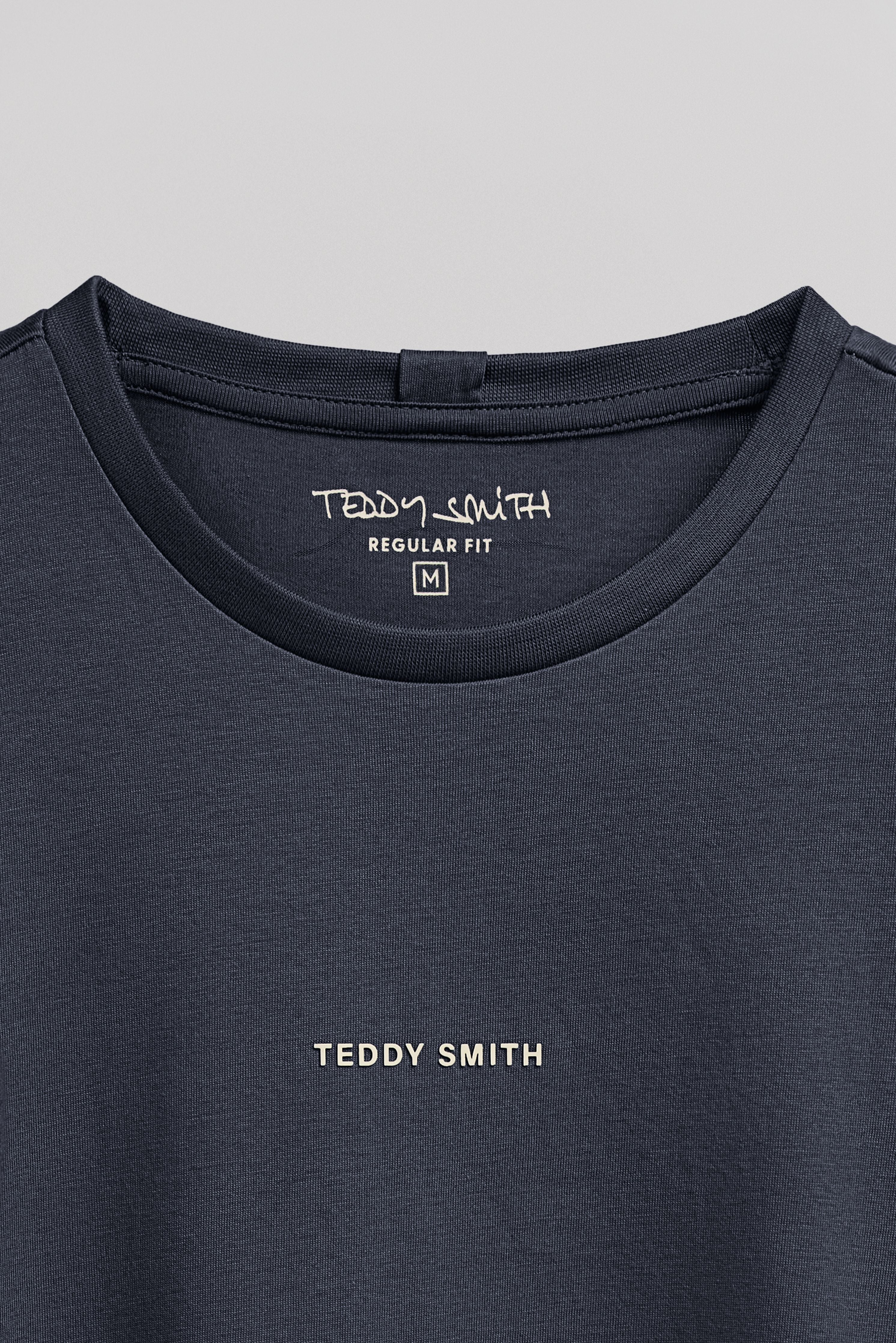 Teddy Smith T-Soy 2 MC t-shirt bleu marine coton
