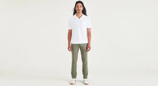 Dockers Alpha Chino Skinny chino camo vert stretch