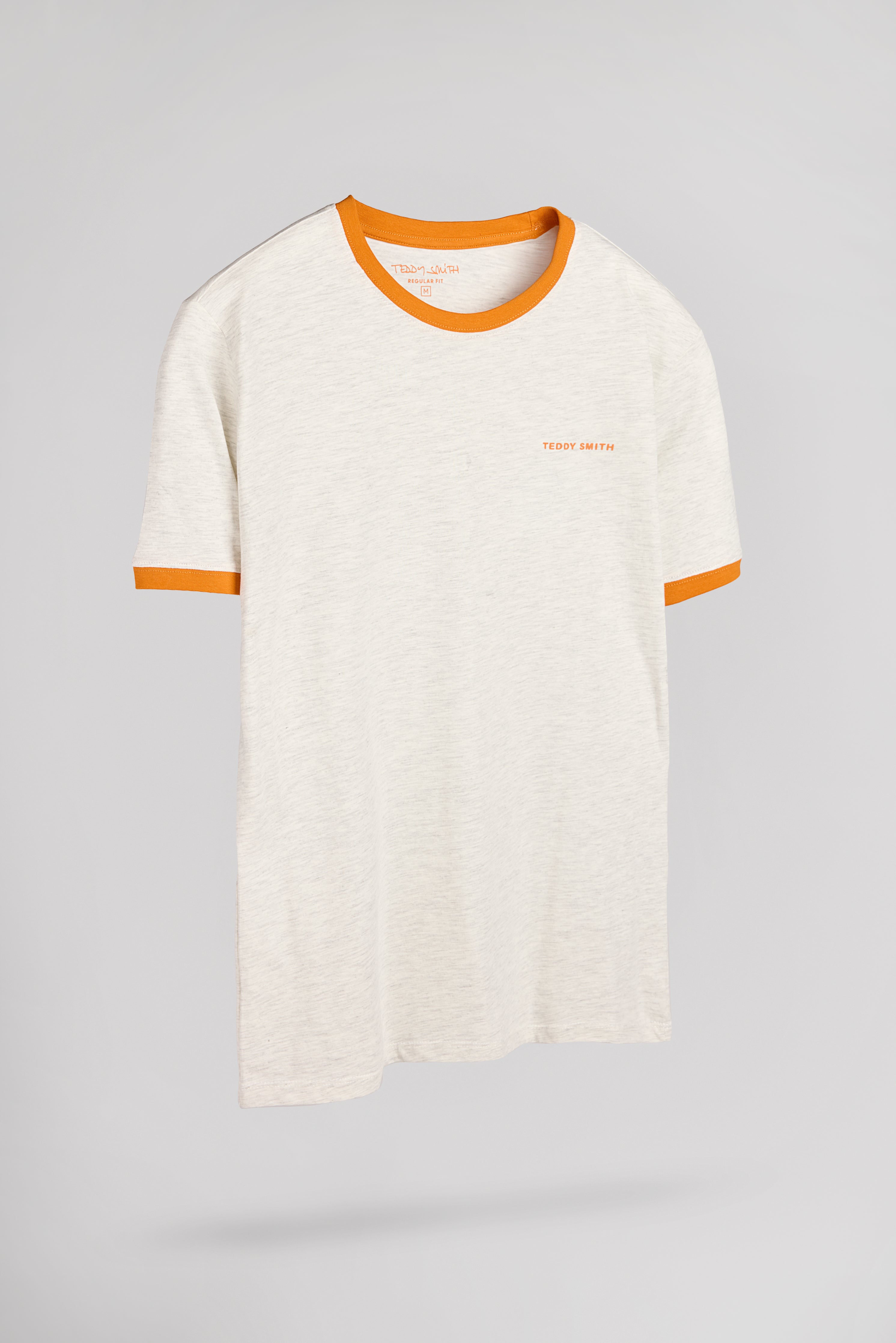 Teddy Smith The Tee 2 t-shirt blanc ivoire homme