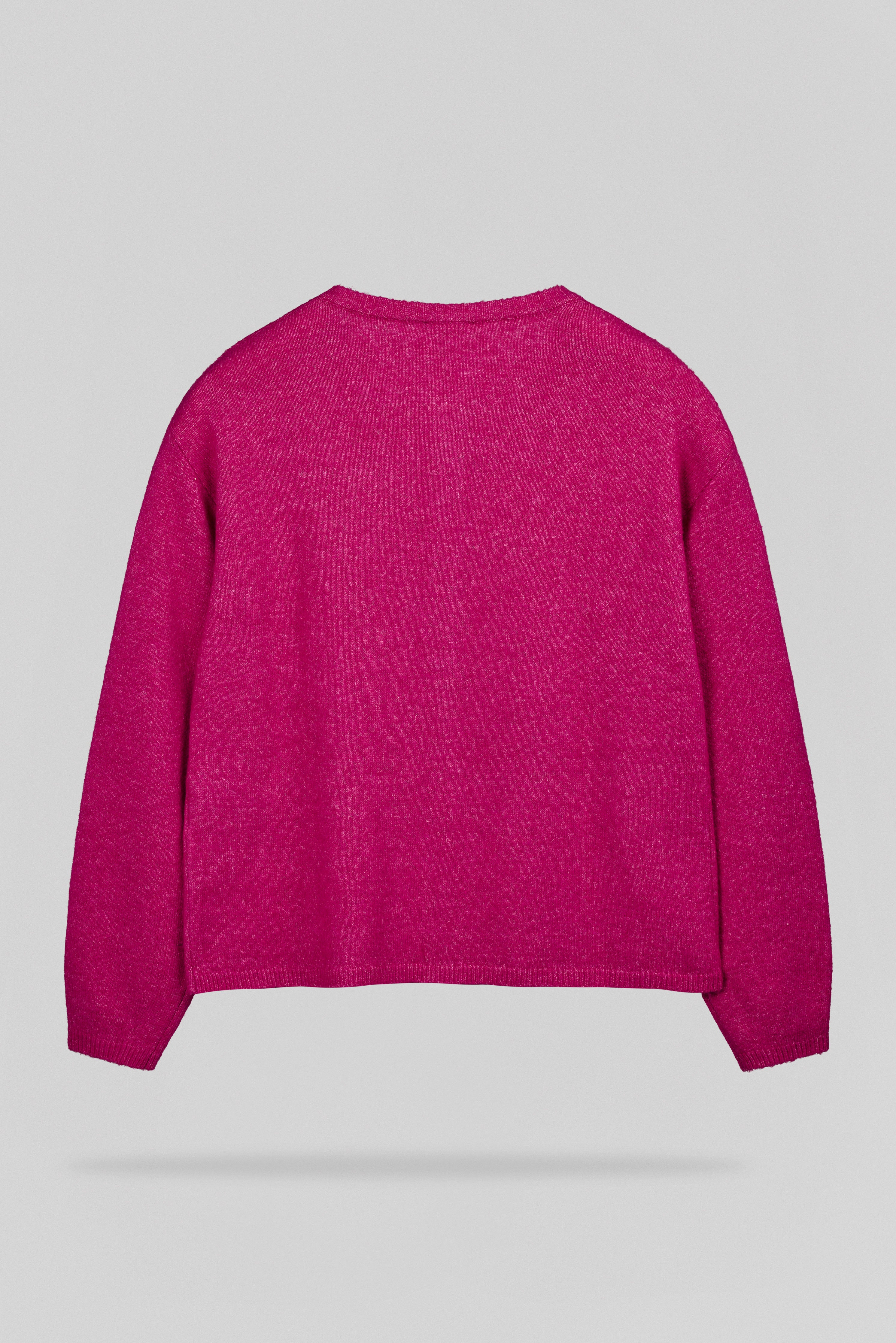 Teddy Smith G-Amelia Gilet Fushia Chiné Femme