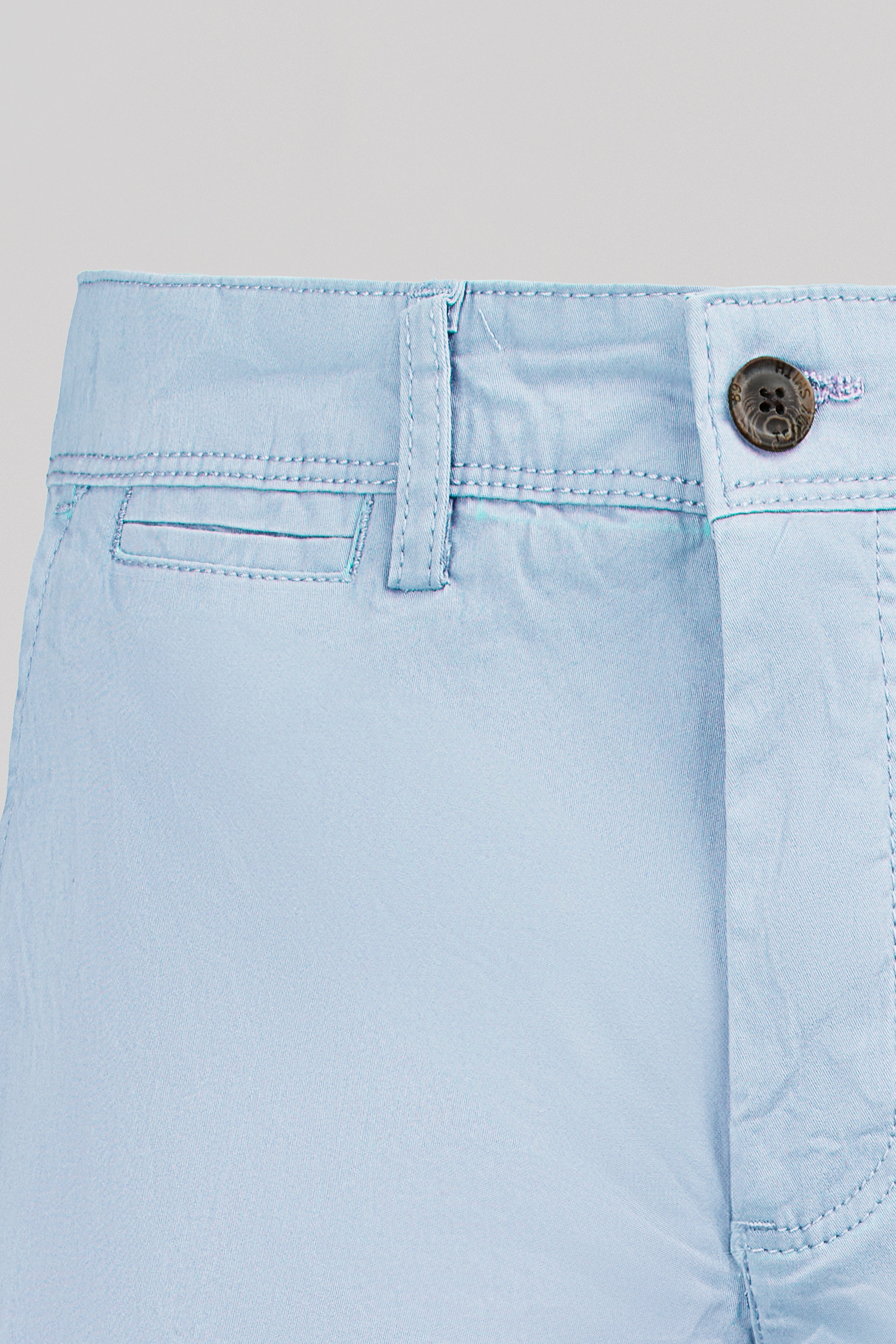 Teddy Smith Chino Pastel Blue short homme bleu coton