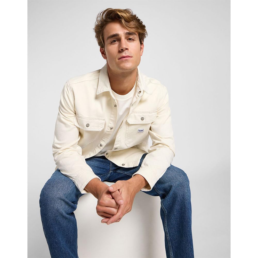 Lee Workwear Overshirt surchemise homme écru L