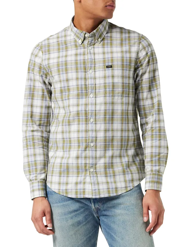 Lee Bouton Down t-shirt homme ammonite