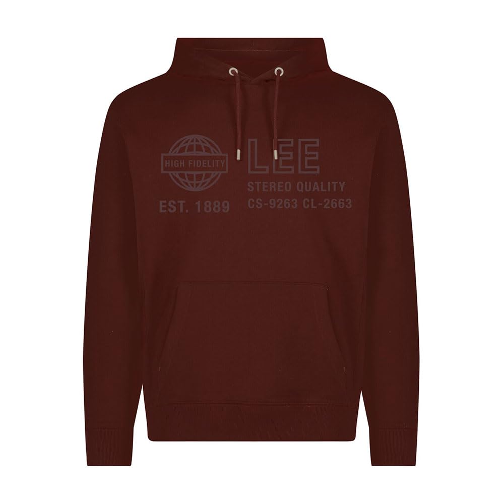 Lee Seasonal Hoodie sweat homme L bleu encre regular