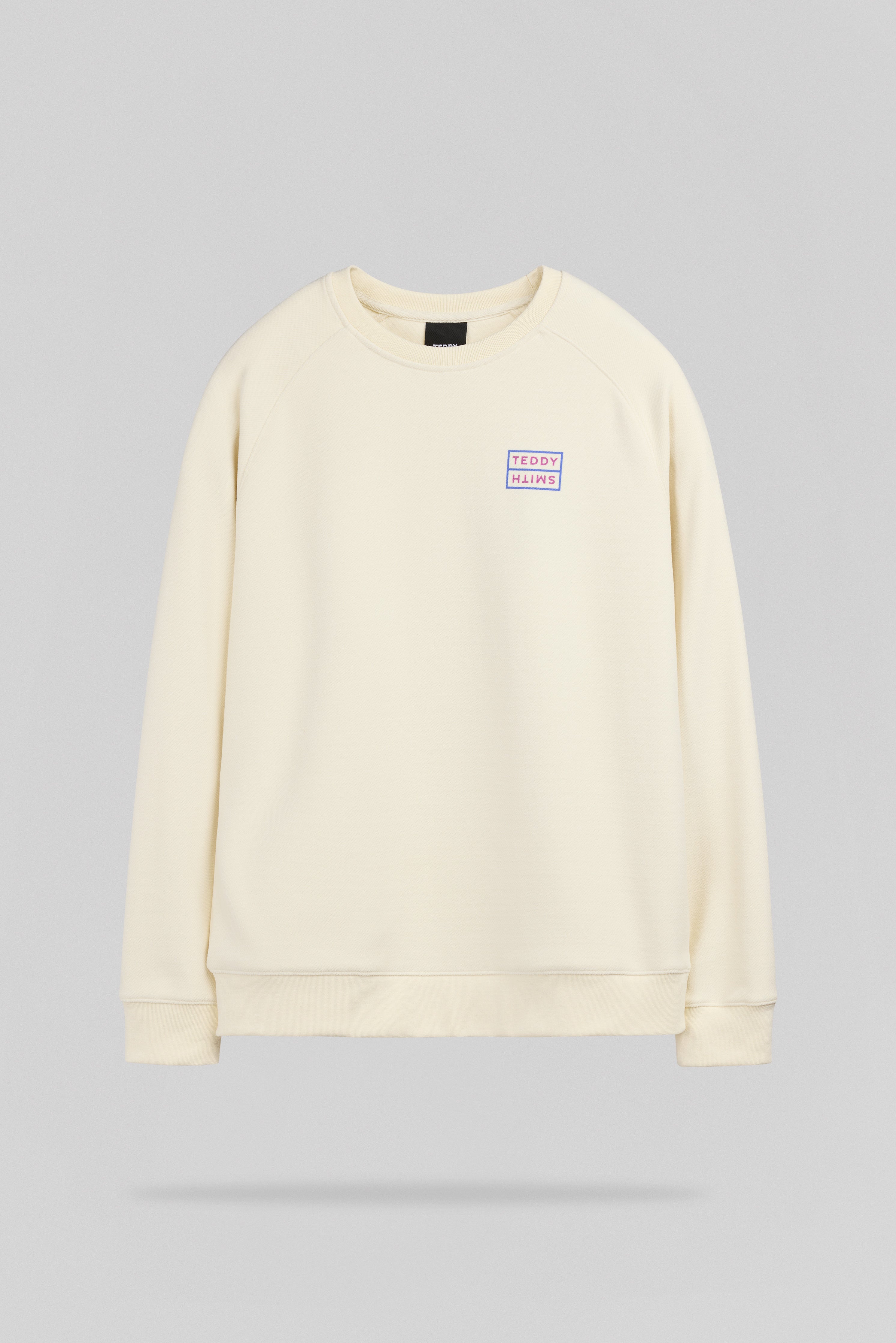 Teddy Smith S-Argos RC sweat homme Cream imprimé dos
