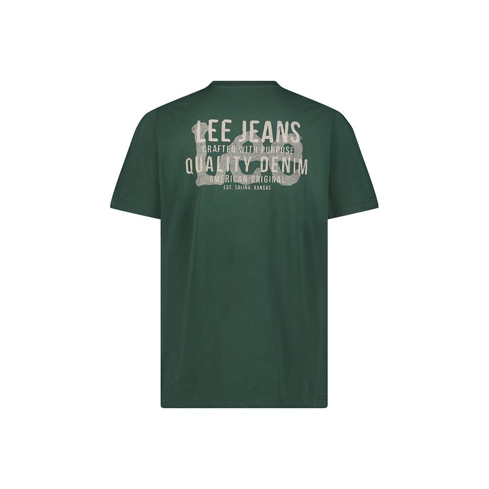 Lee SS Relaxed Logo t-shirt homme XXL gris coton