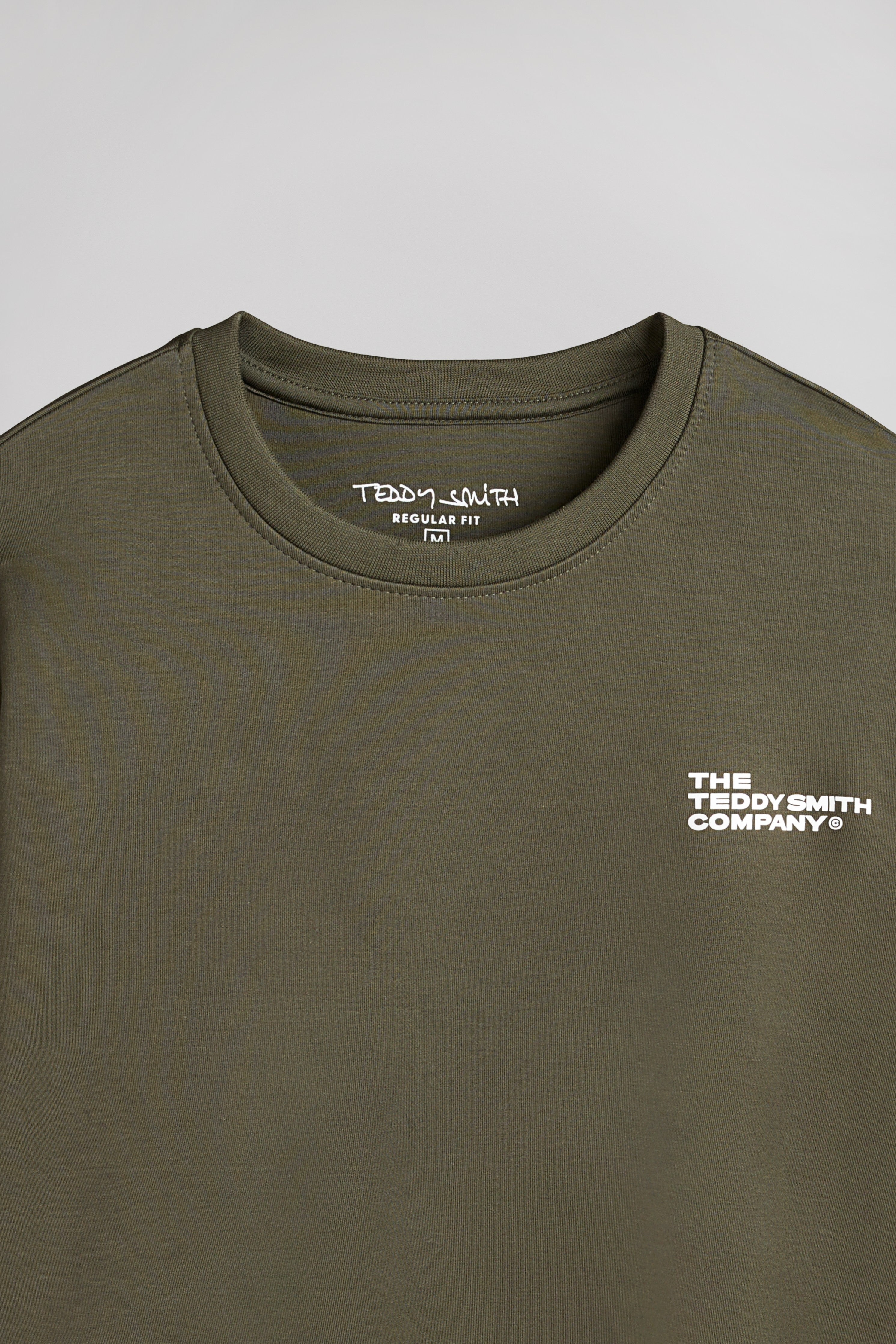 Teddy Smith S-Company RC Deep Kaki sweat col rond