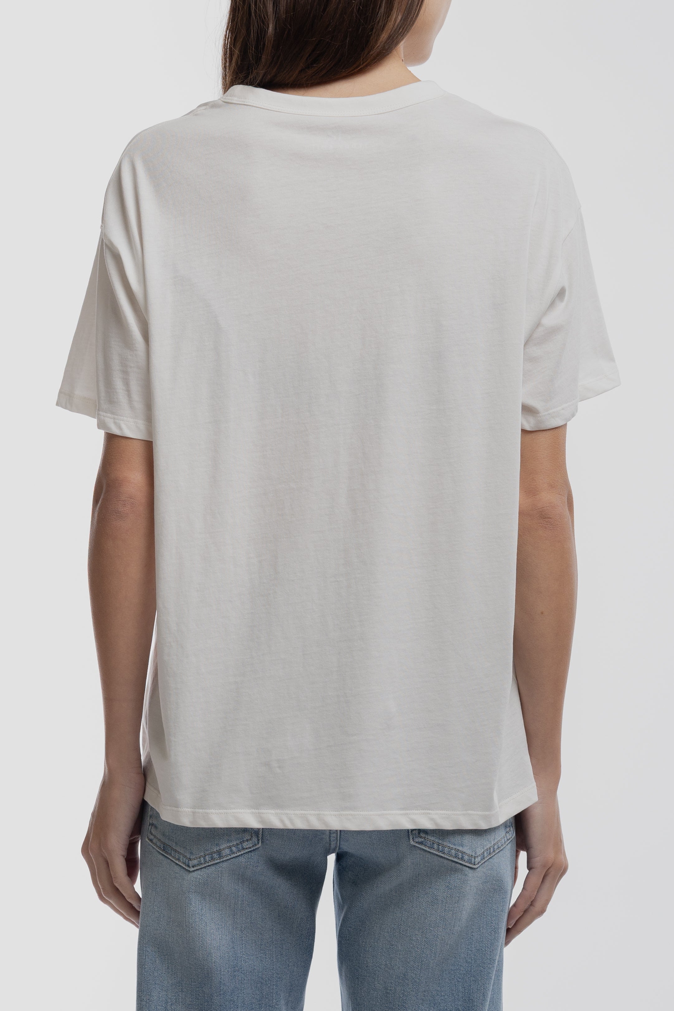 Teddy Smith T-Positano t-shirt femme blanc oversize
