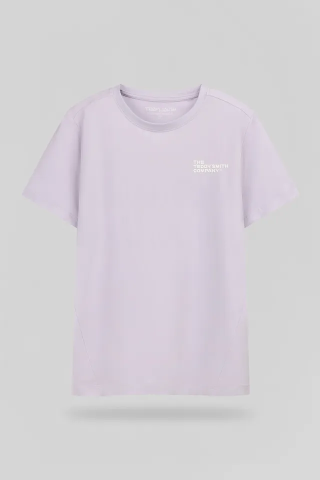 Teddy Smith T-Company MC Jr t-shirt garçon lavande ajusté