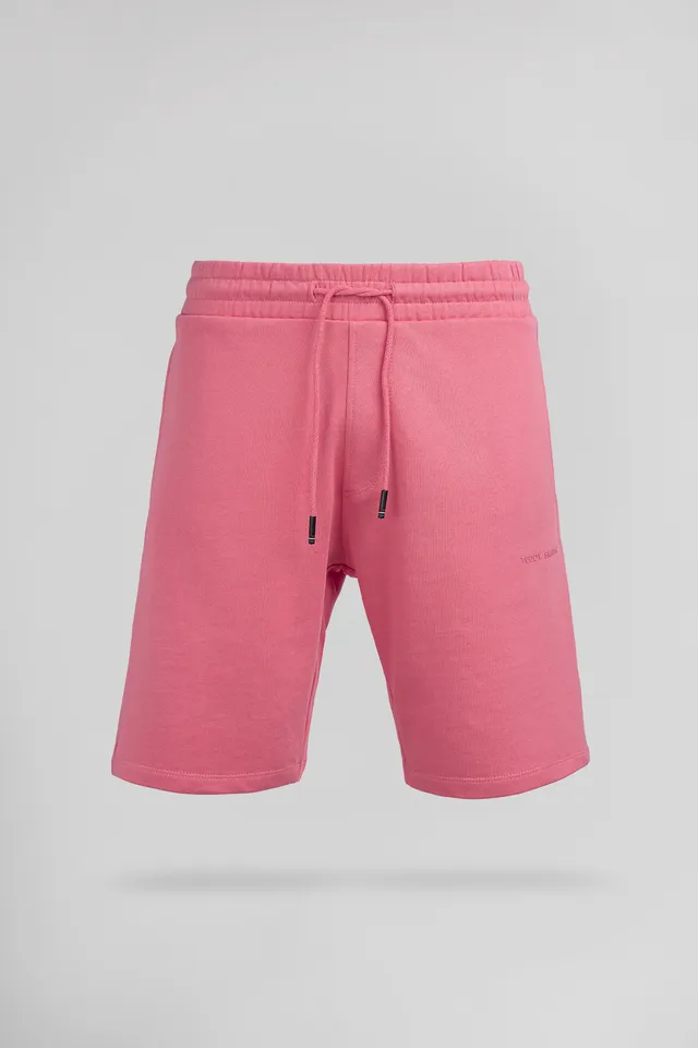 Teddy Smith S-Narky SH short molleton rose vif homme