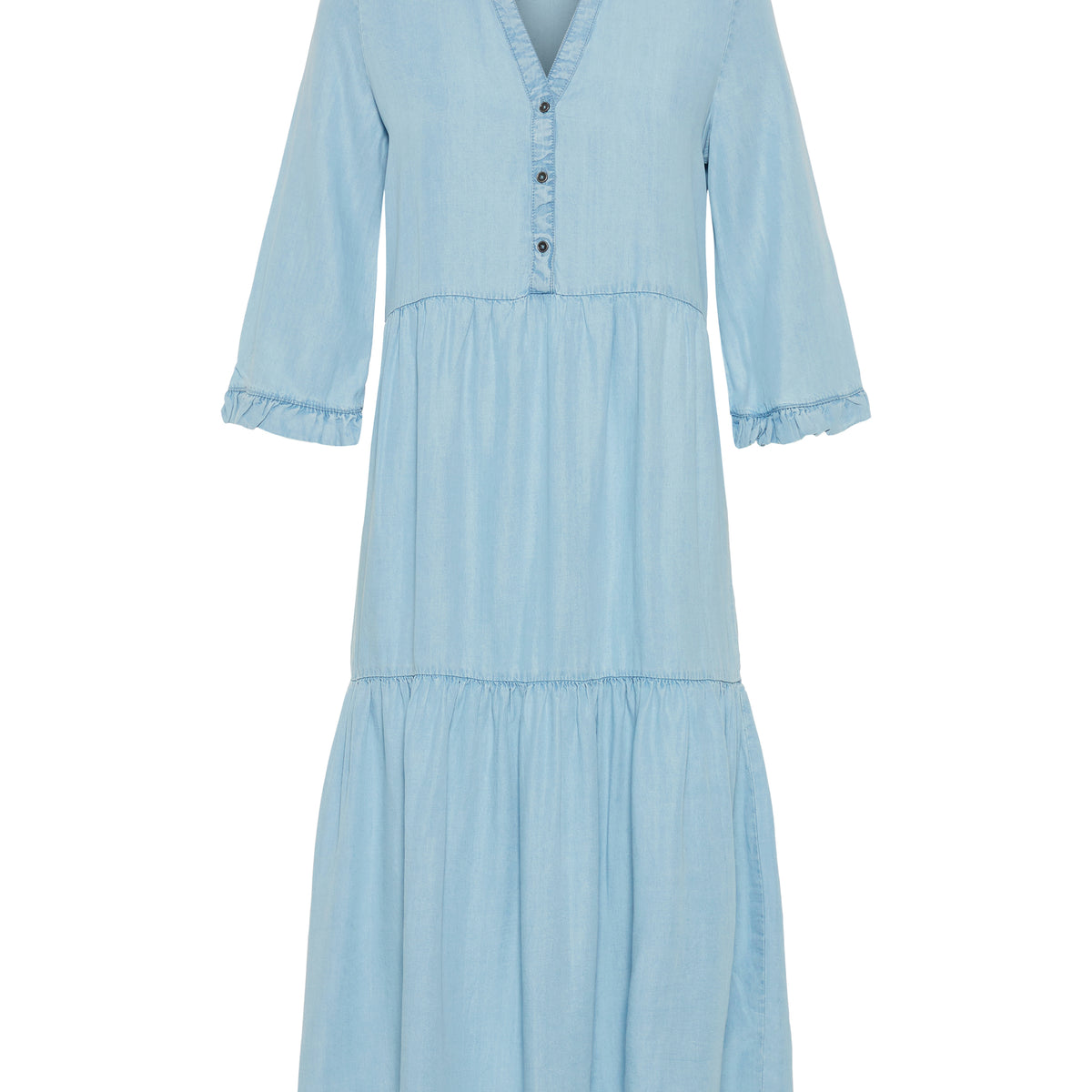 Noisy May Vestito robe longue manches 3/4 coupe ample