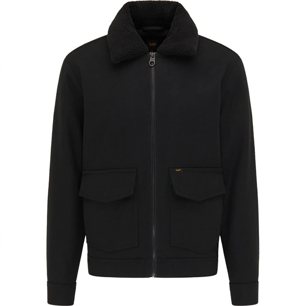 Lee veste en laine homme noir taille XL