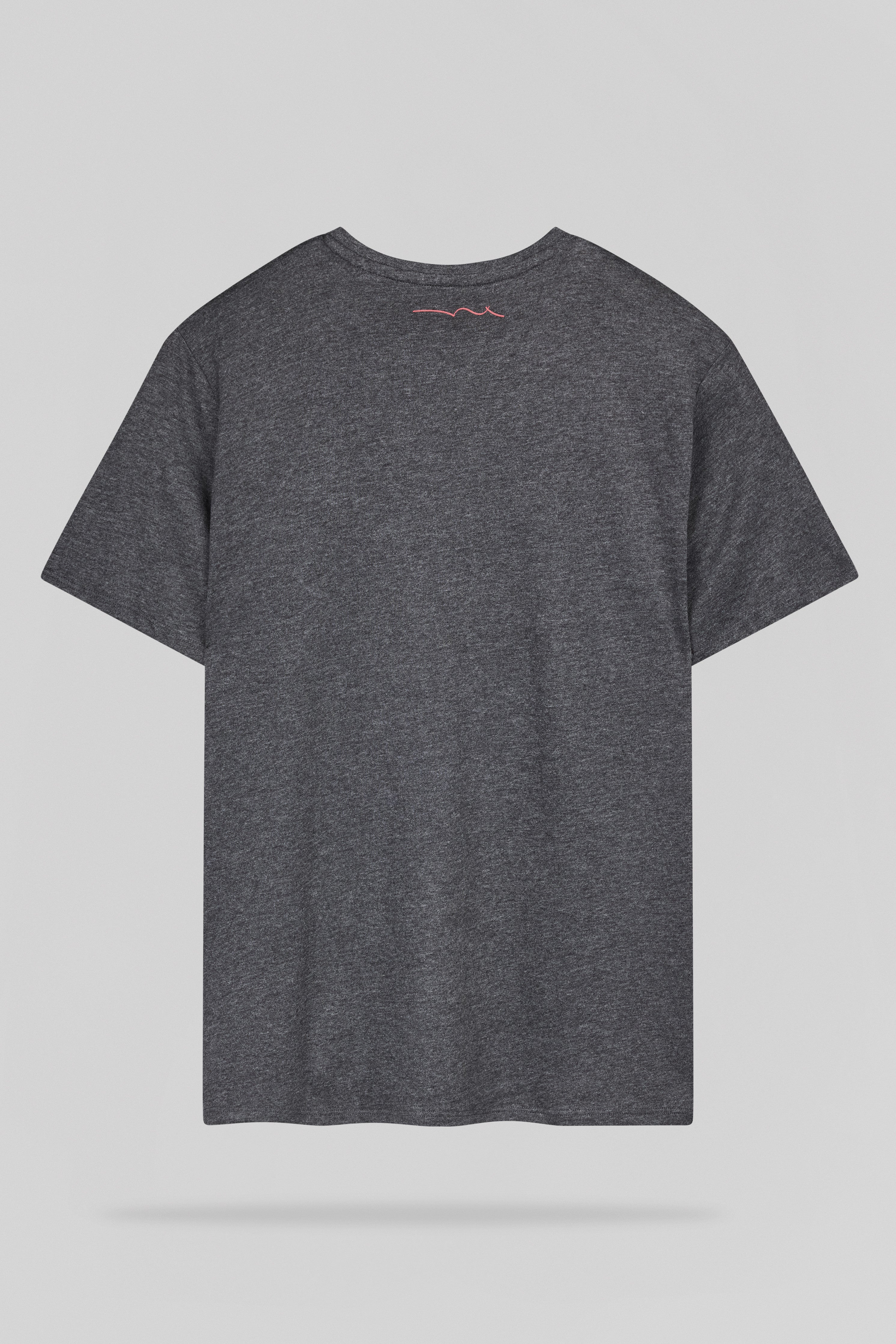 Teddy Smith T-Jim MC t-shirt melange black coton