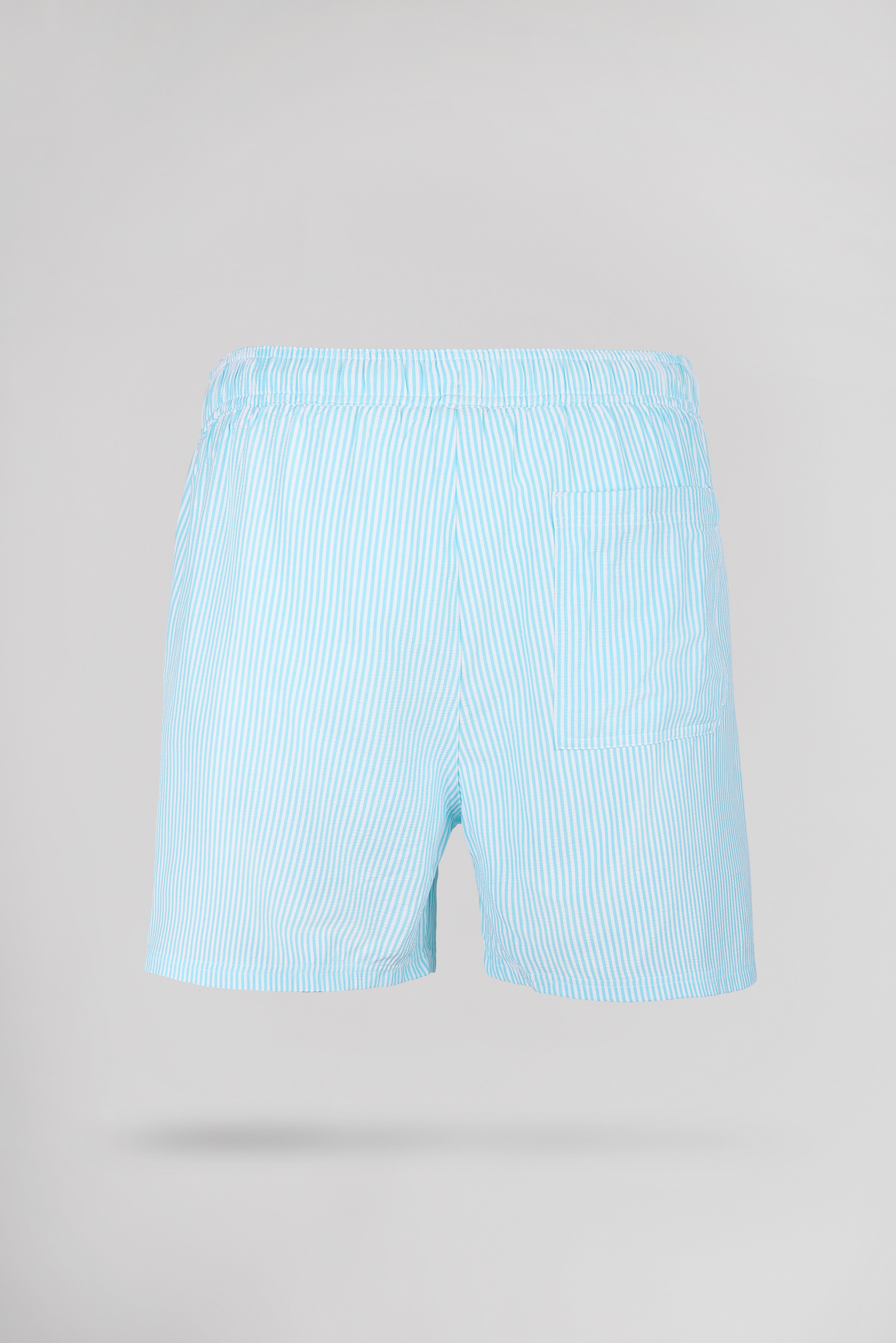 Teddy Smith S-Pablo short de bain bleu lagon rayé homme