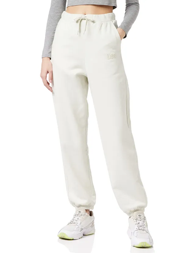 Lee Relaxed pantalon jogging femme blanc