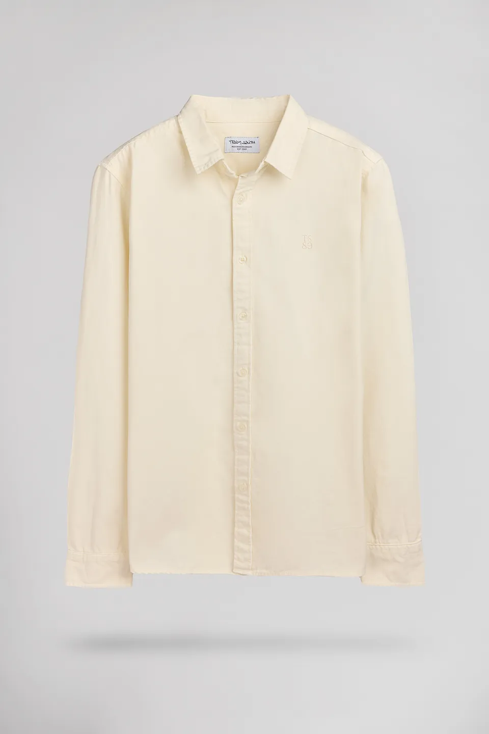 Teddy Smith C-Rick ML chemise oxford crème