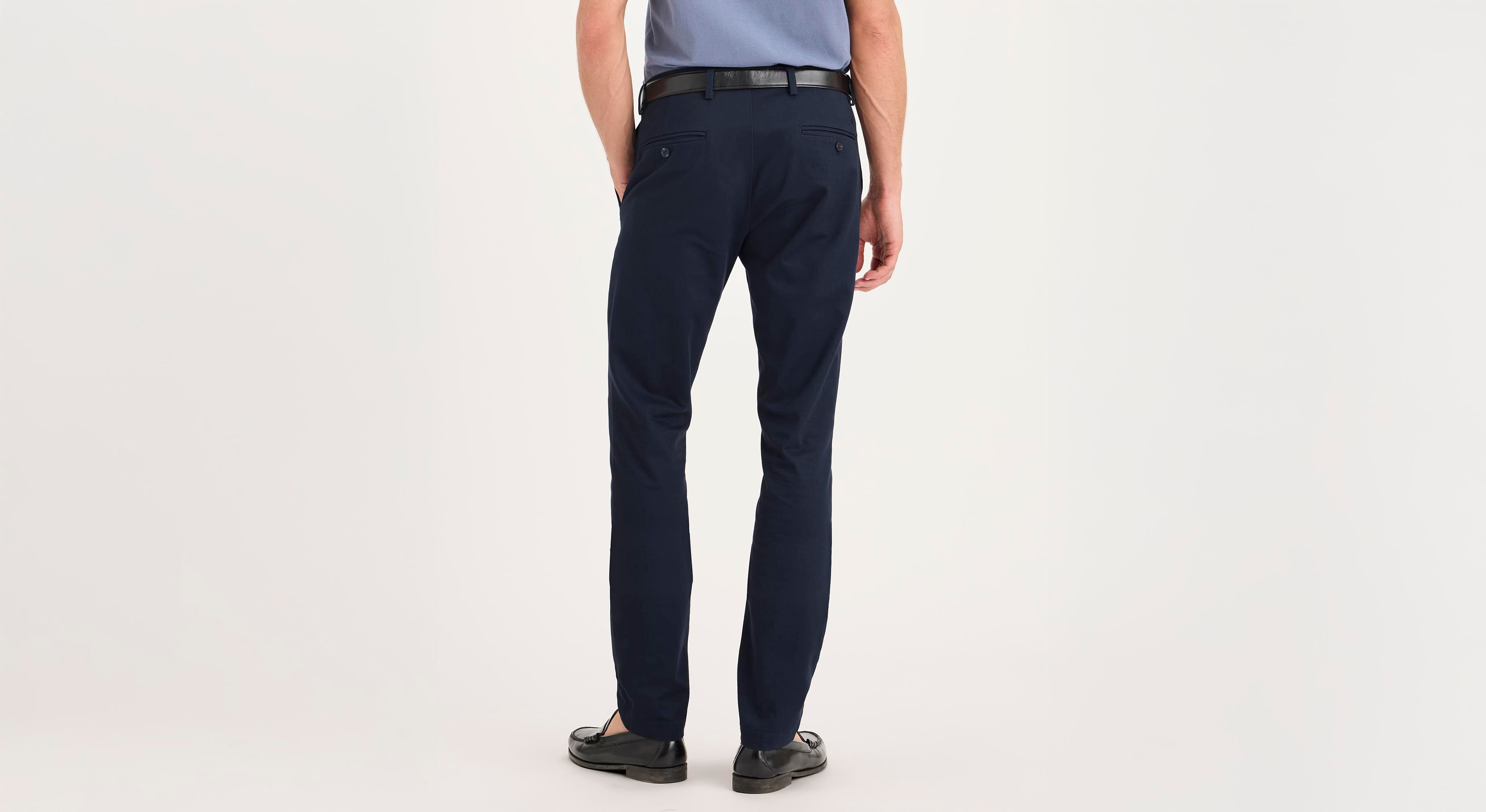 Dockers Signature Iron Free Skinny chino bleu antitache
