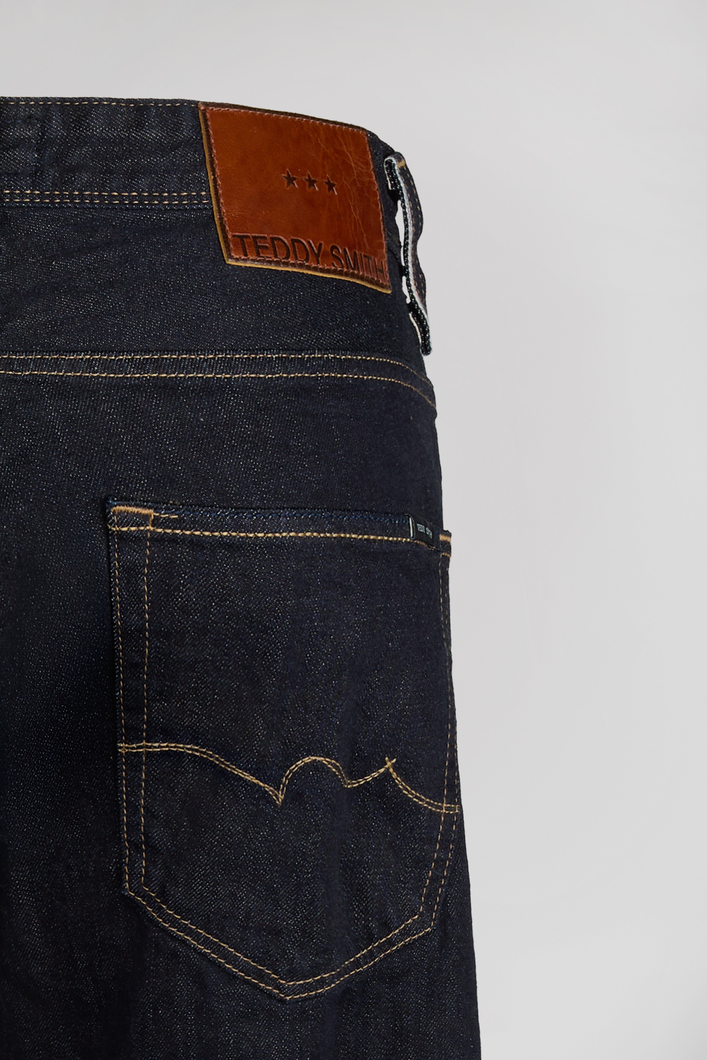 Teddy Smith Reg Selvedge L32 Jean Droit Dark Blue