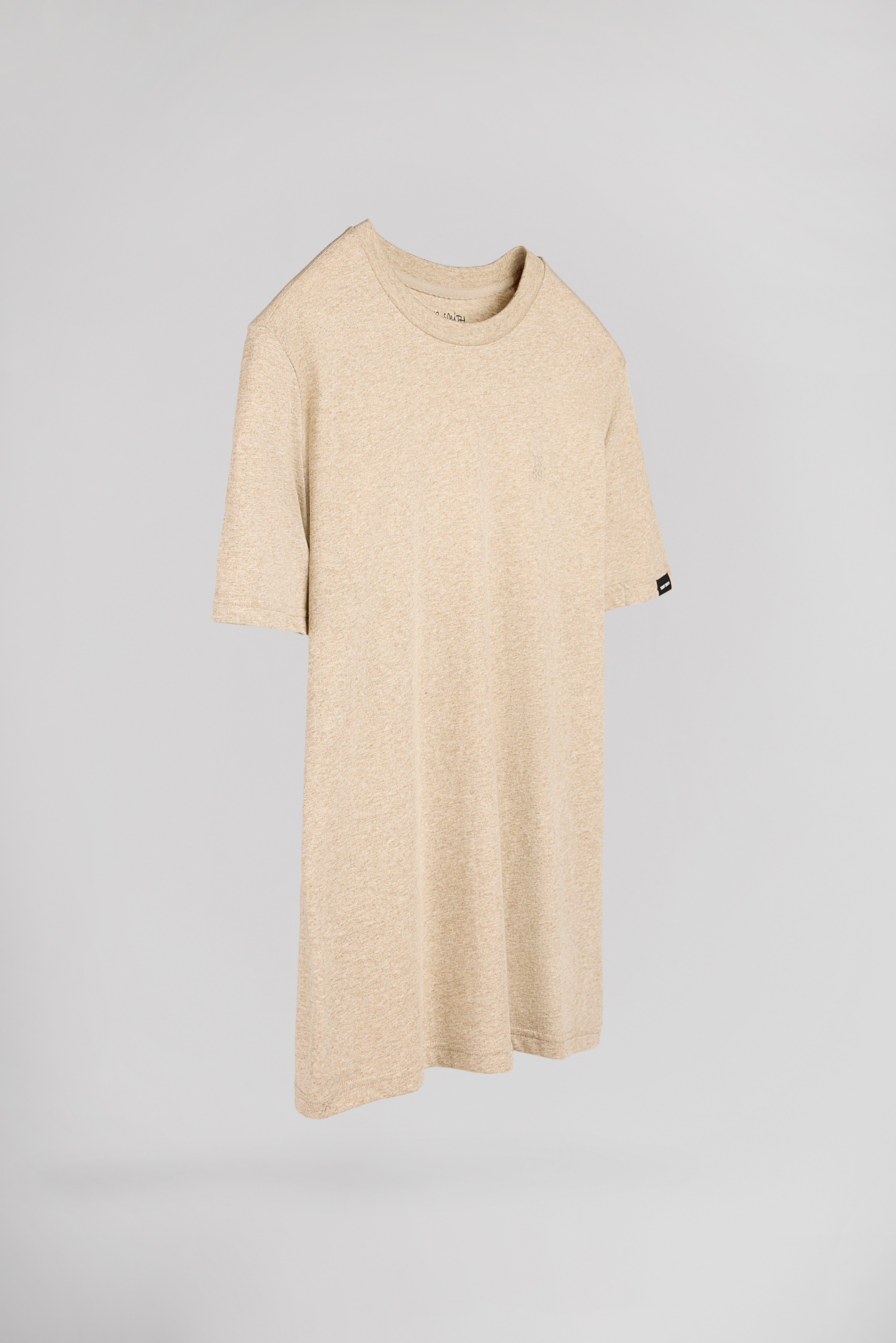 Teddy Smith T-Narvik MC t-shirt homme beige chiné