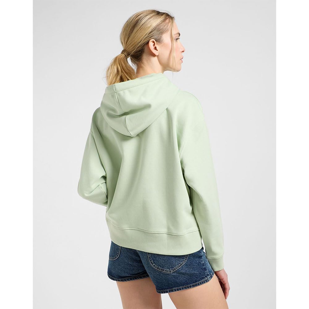 Lee Essential Hoodie sweat femme mauve doux capuche coton