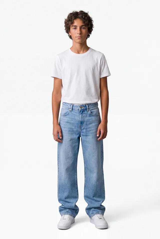 Teddy Smith Big Memphis JR jean baggy indigo clair