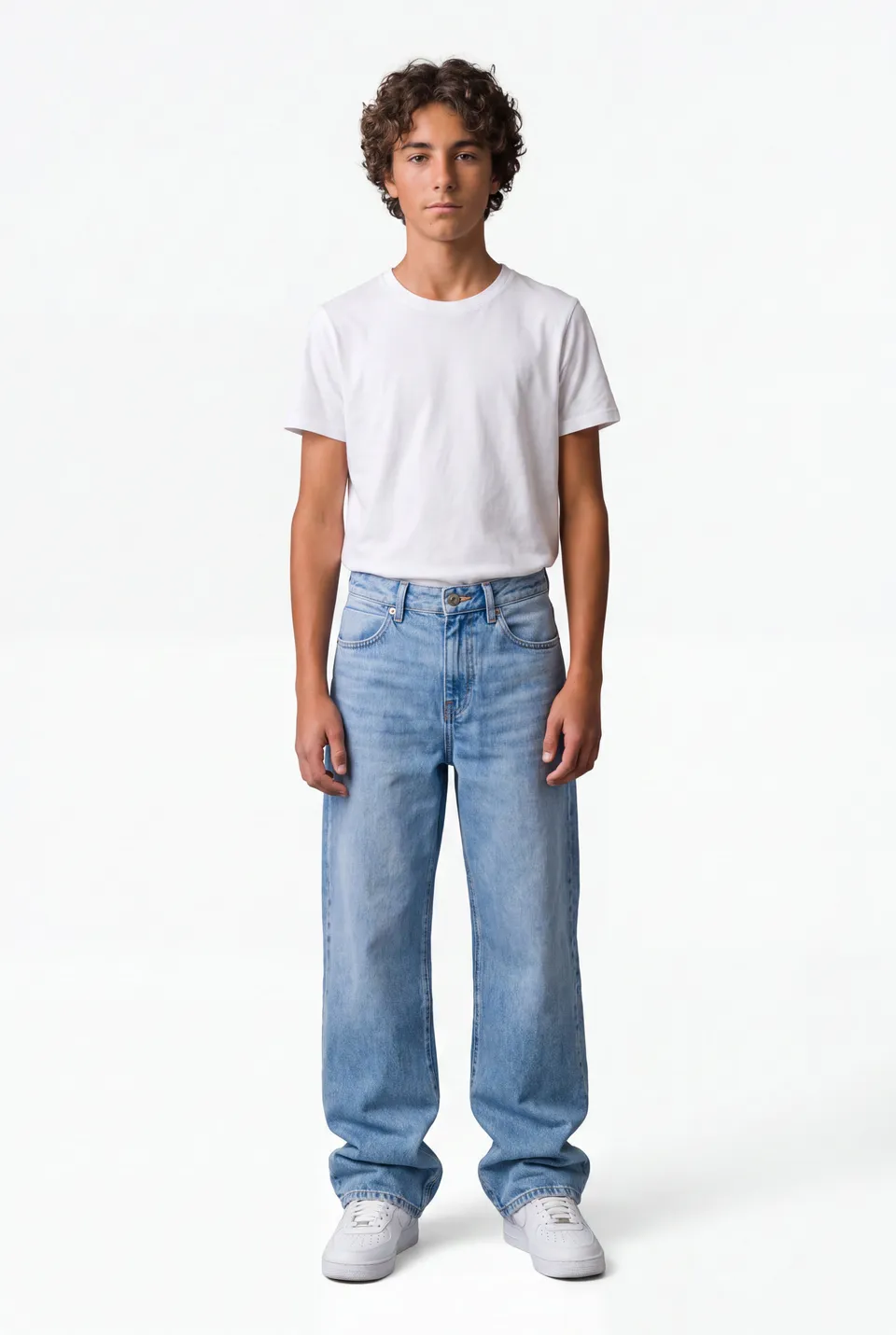 Teddy Smith Big Memphis JR jean baggy indigo clair