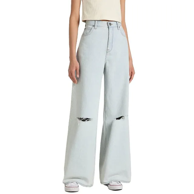 Lee jean boyfriend femme délavé coupe ample