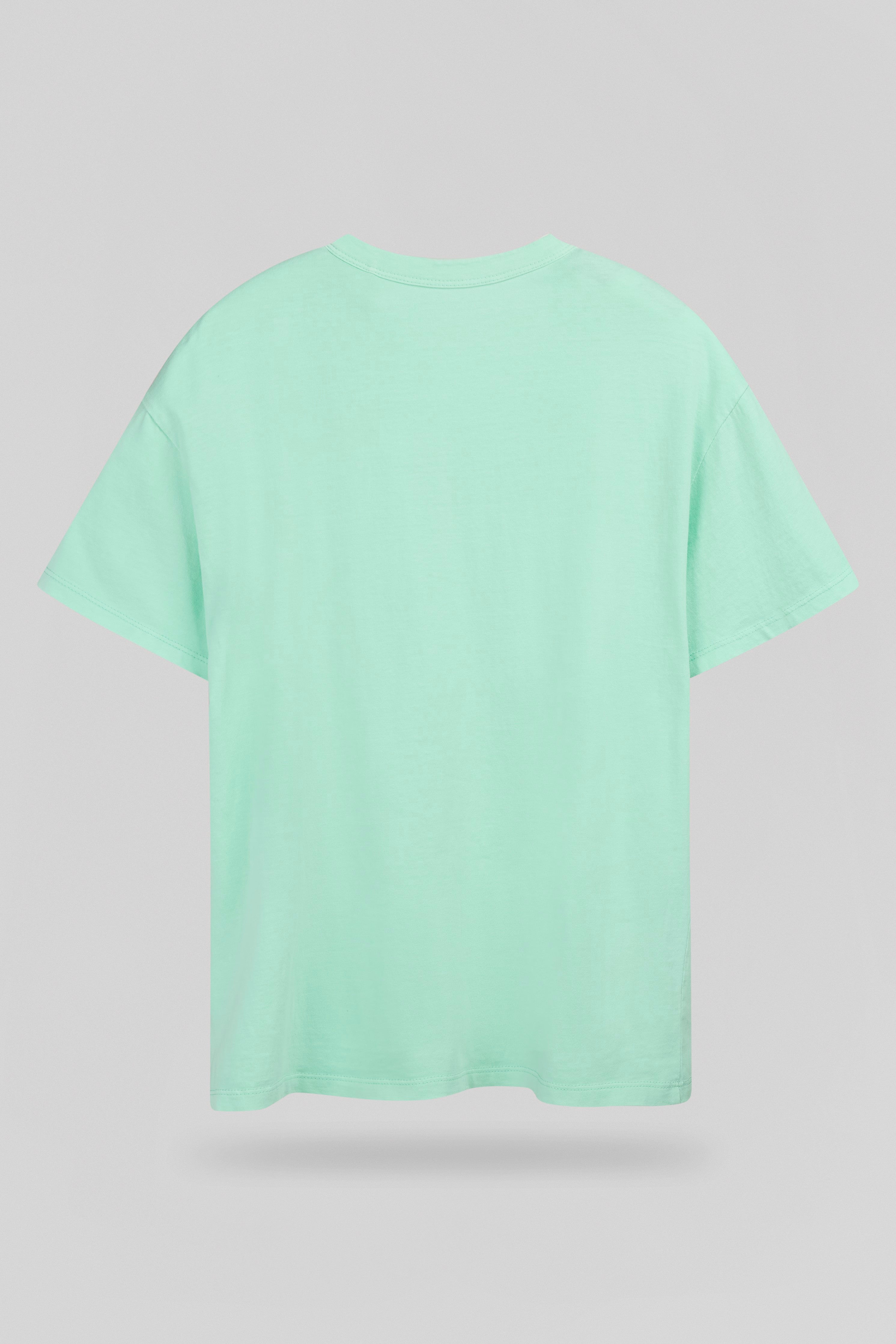 Teddy Smith T-Lava MC t-shirt oversize vert menthe