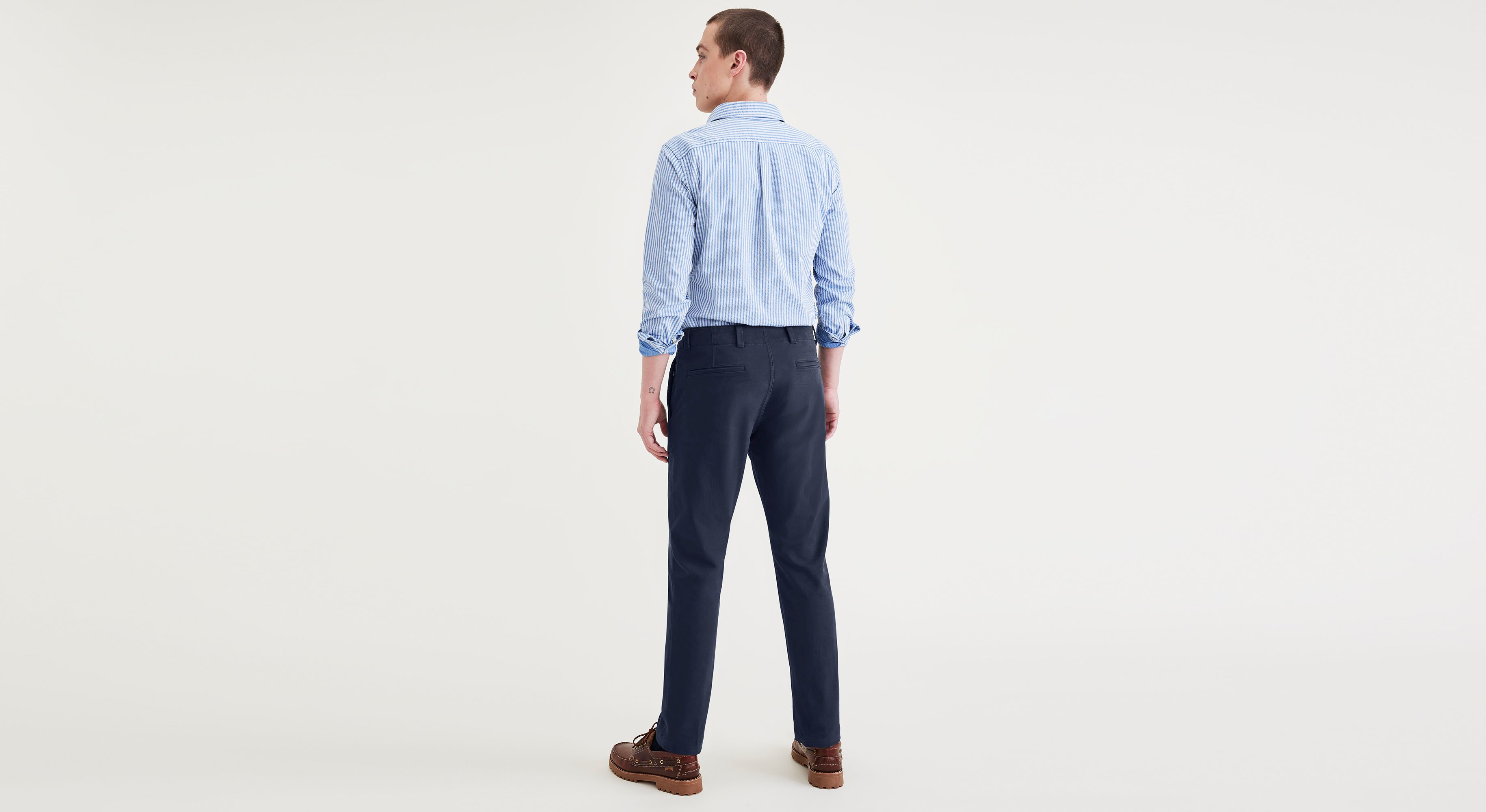 Dockers Alpha chino homme bleu slim stretch Navy Blazer