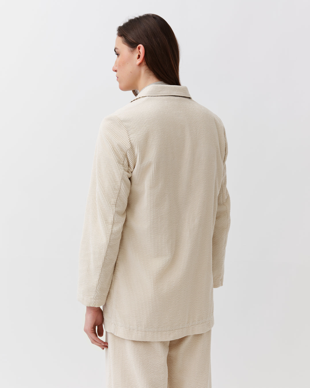 DIEGA VOUZIO veste écru velours coton