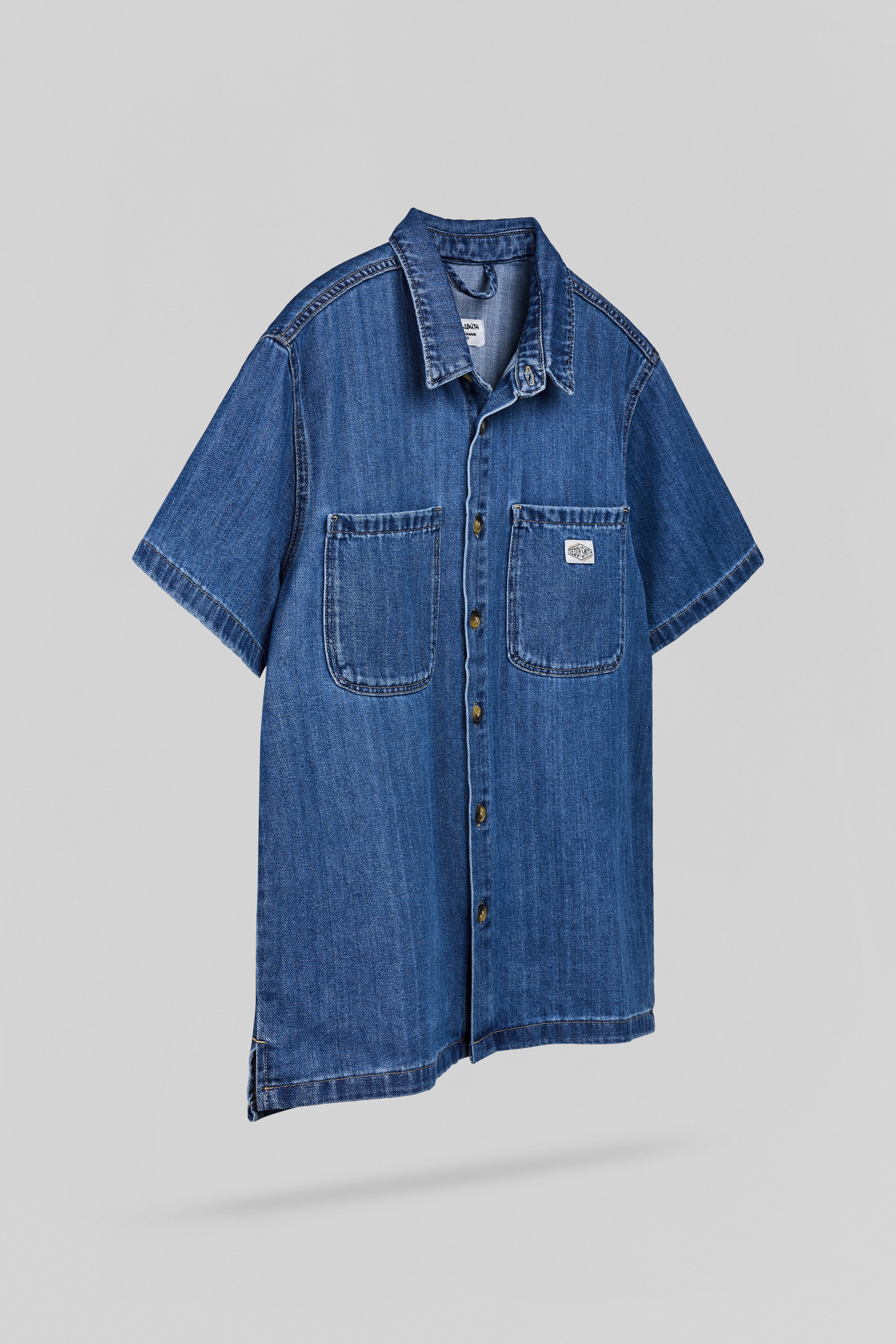 Teddy Smith C-Anton chemise homme denim indigo coton