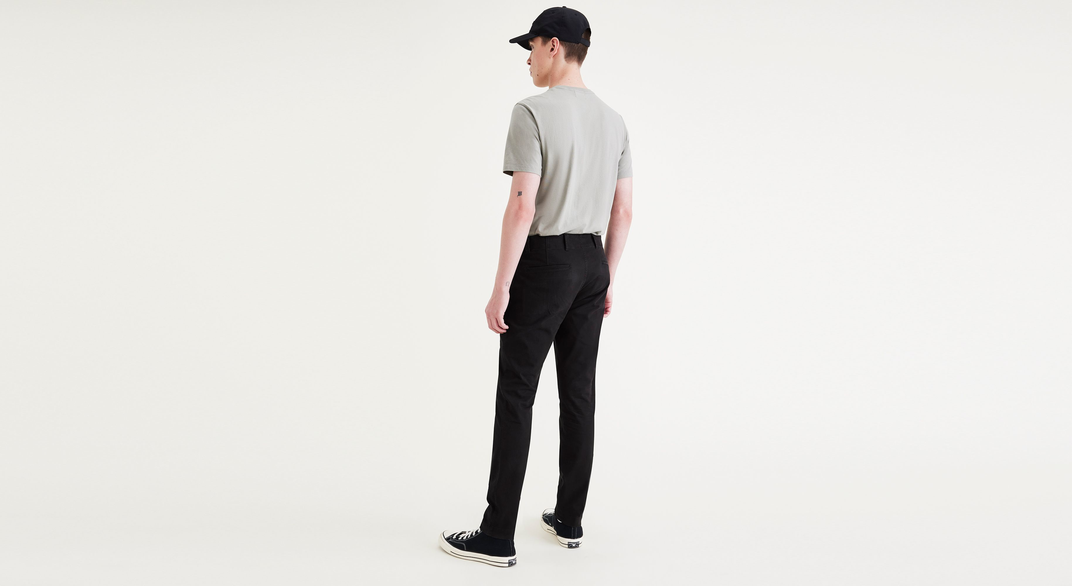 Dockers Alpha Skinny chino noir stretch très résistant homme
