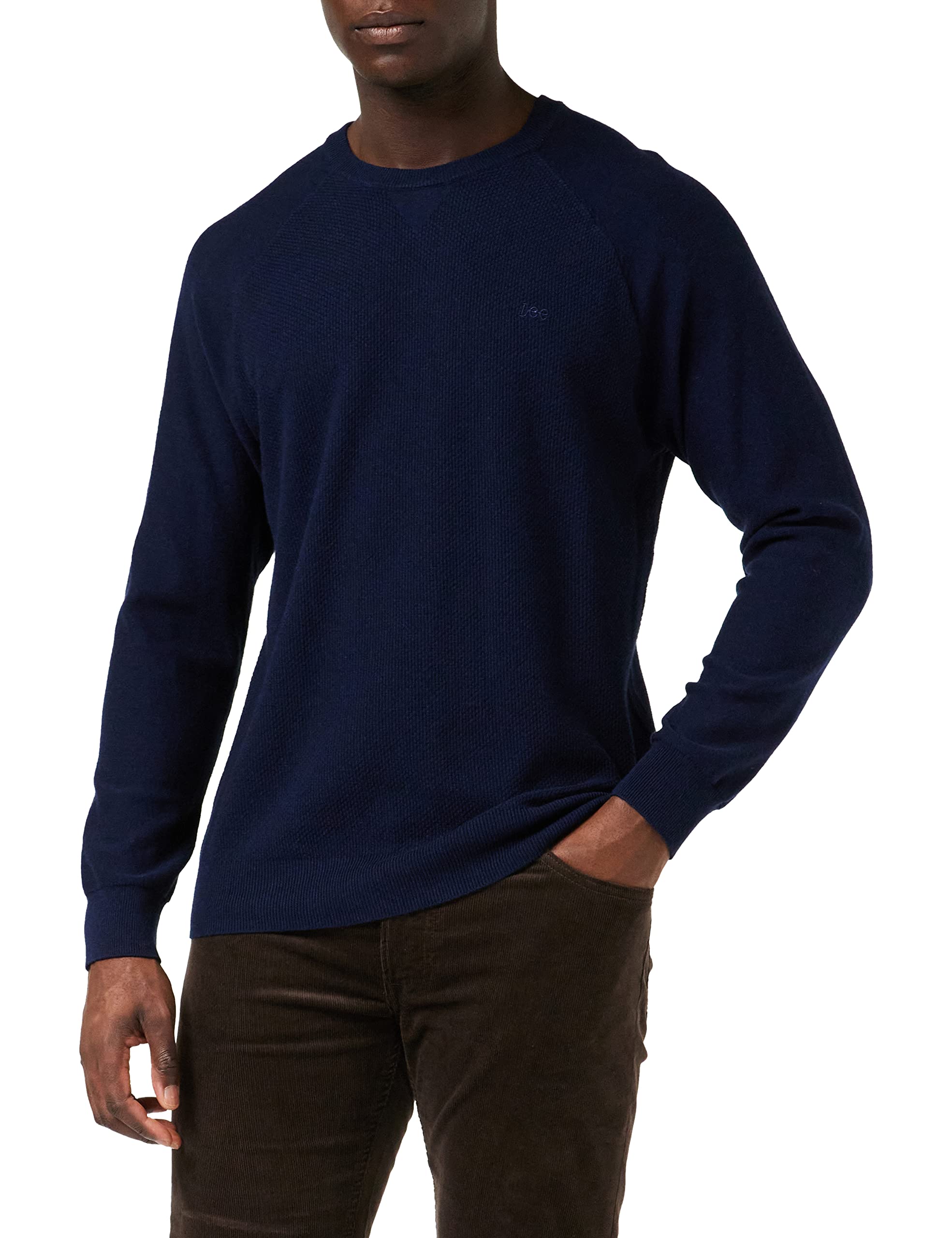 Lee Raglan Crew pull homme col rond manches raglan