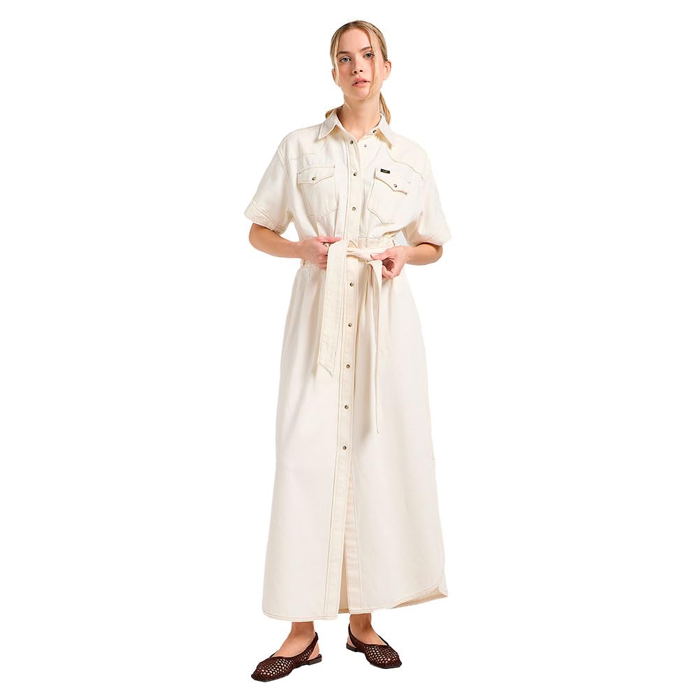 Lee SS Maxi Western robe femme Berry Bowl XL