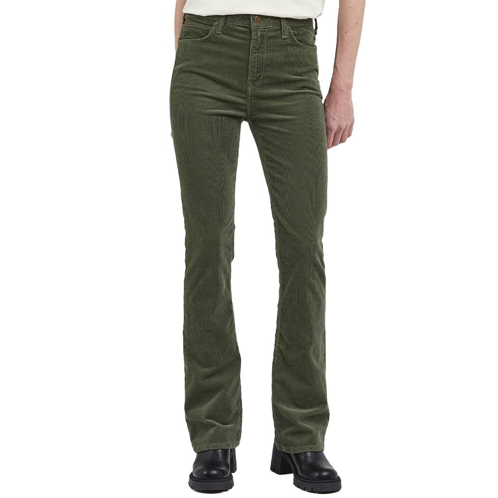Lee Breese Boot jean bootcut femme olive stretch