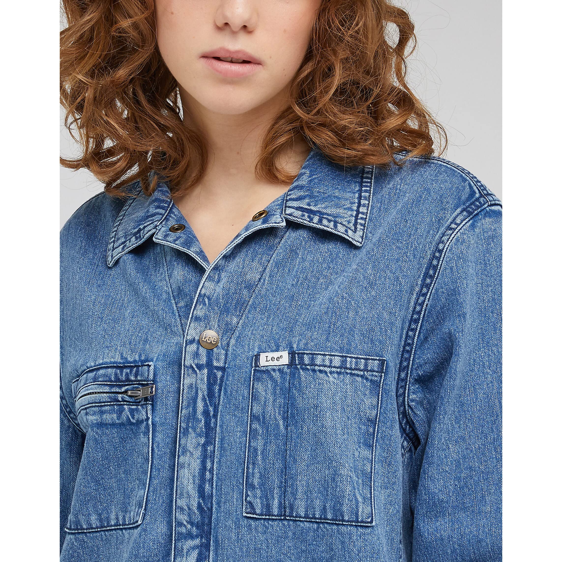 Lee Unionall Dress robe denim Multicolore coupe classique