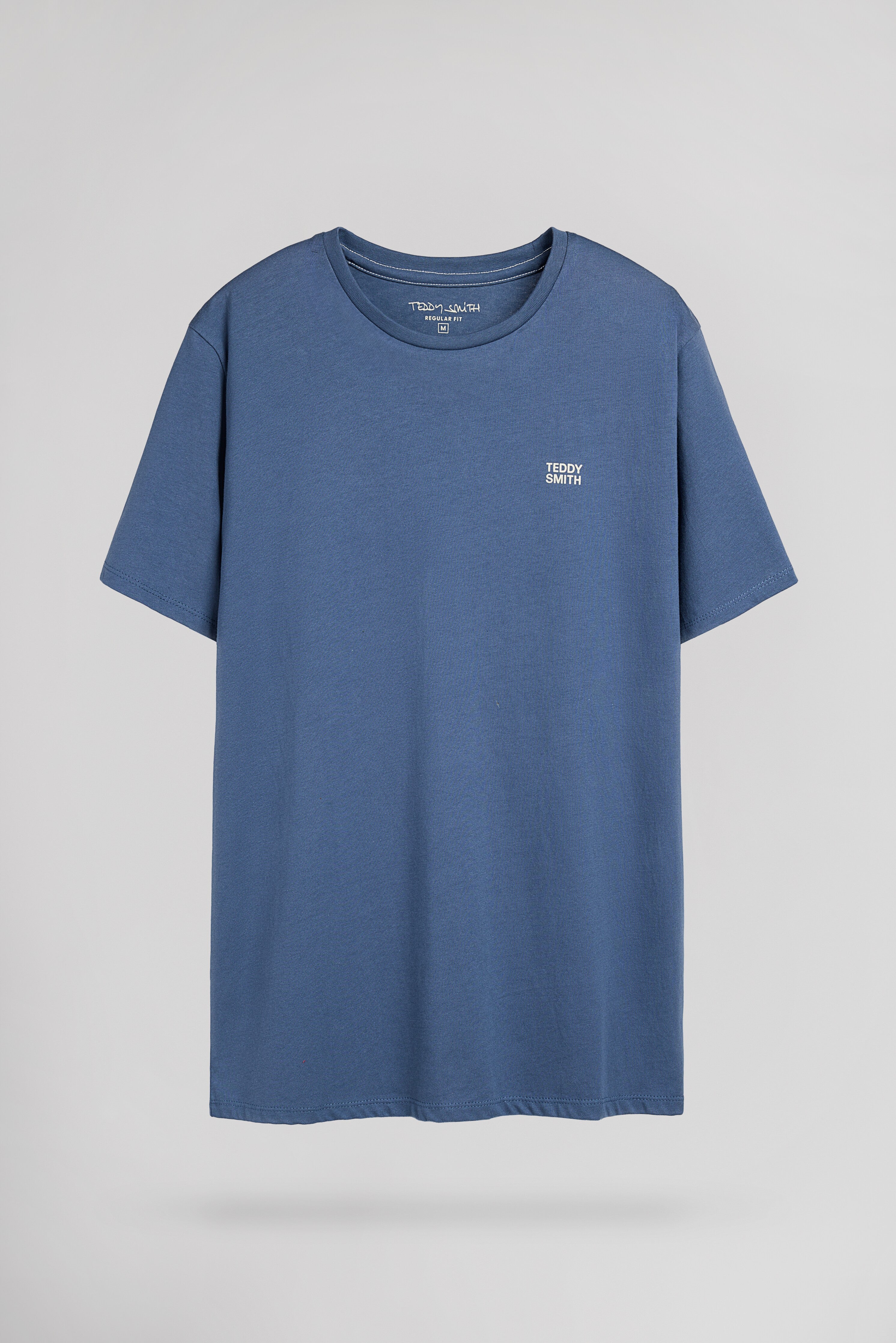Teddy Smith The Tee 1 MC t-shirt col rond Faded Indigo
