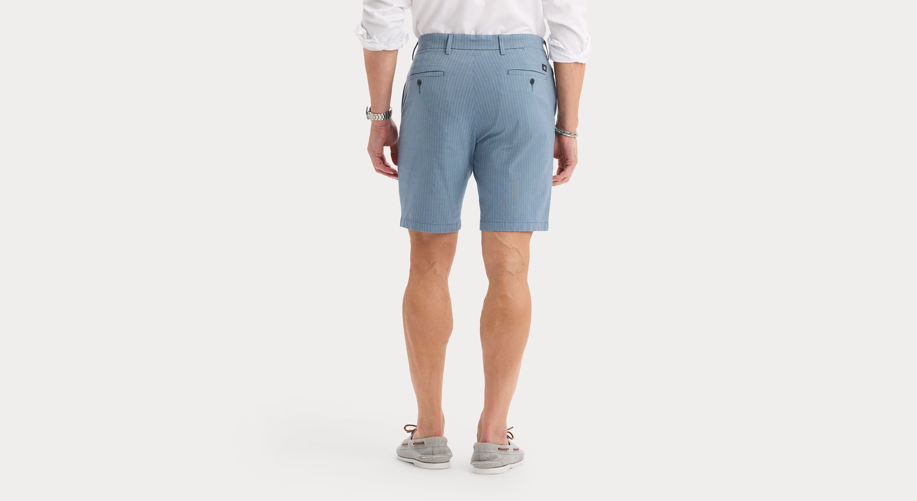 Dockers Supreme Flex Short Chino Moderne Bleu Stretch