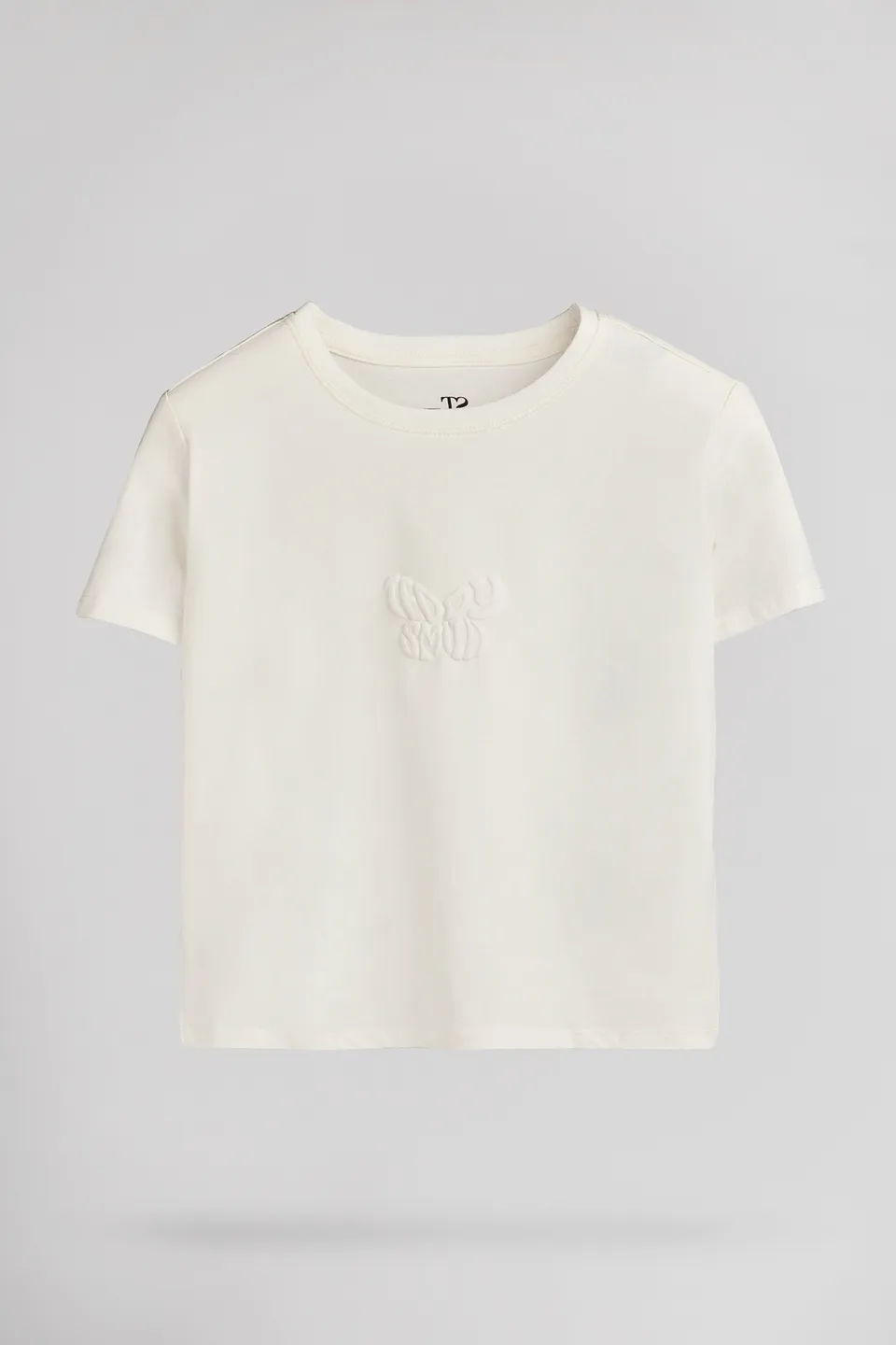 Teddy Smith T-Ody MC Jr T-shirt Blanc Fille Ajusté