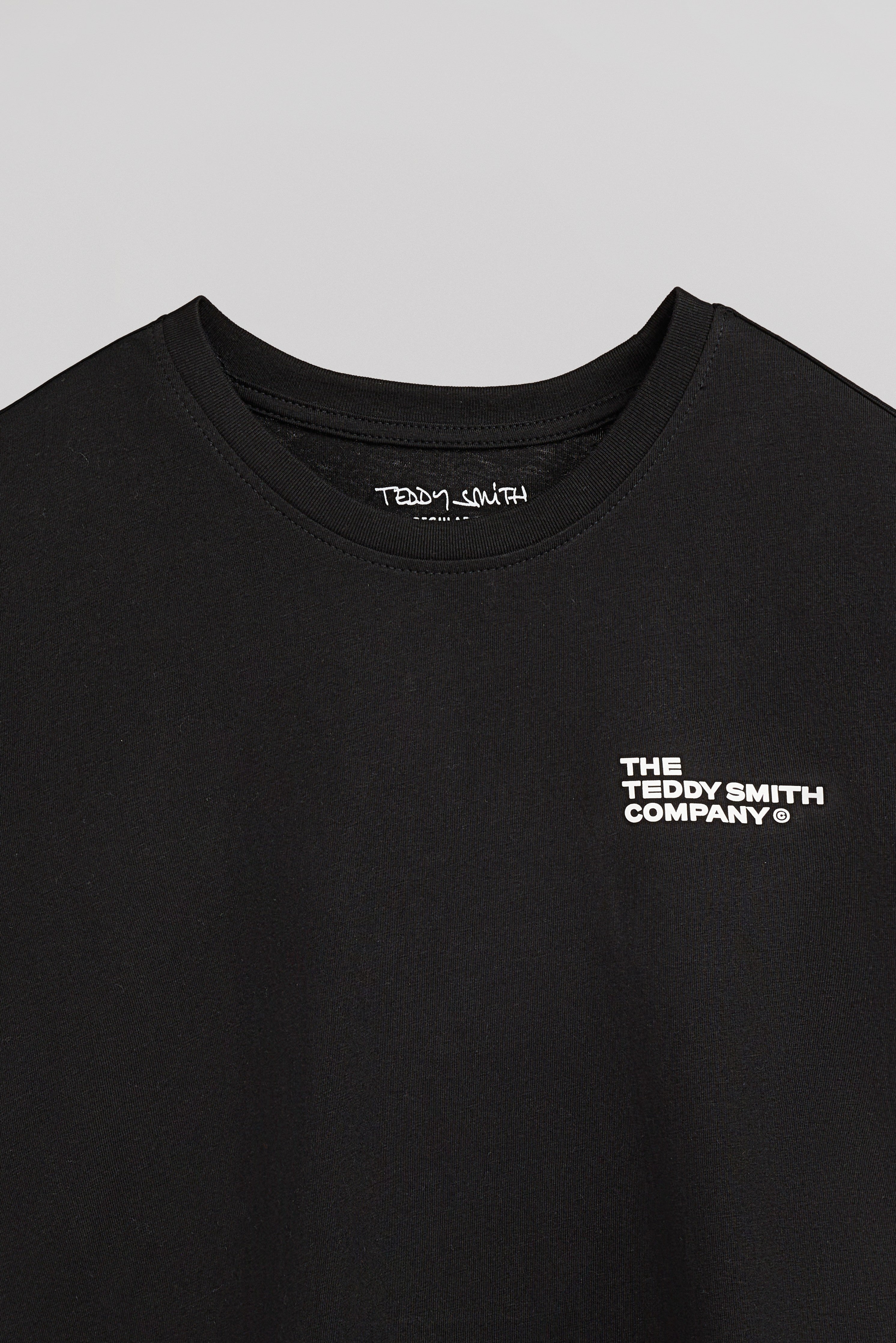 Teddy Smith T-Pany MC t-shirt noir homme 100% coton