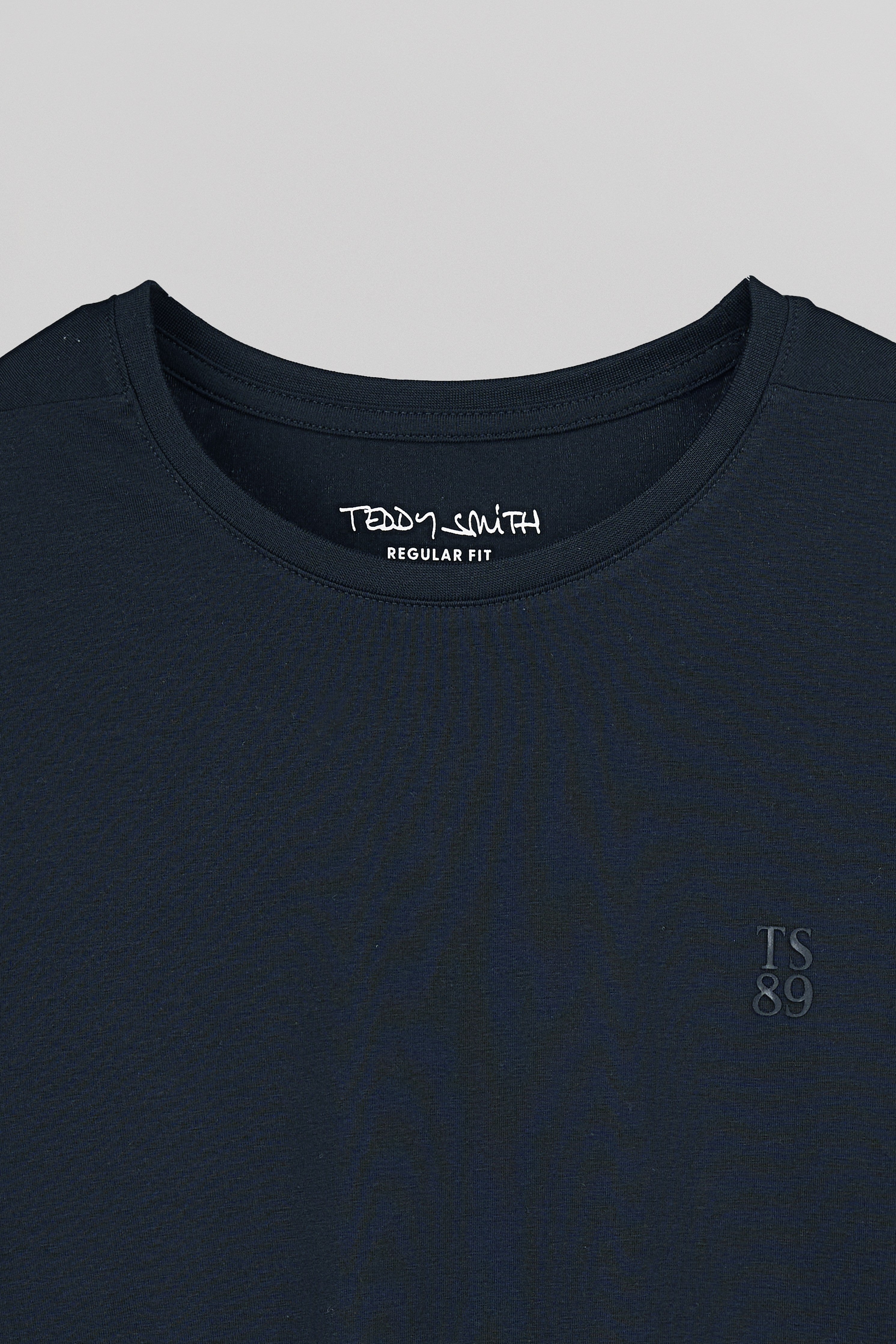 Teddy Smith T-Telo MC t-shirt total navy regular coton