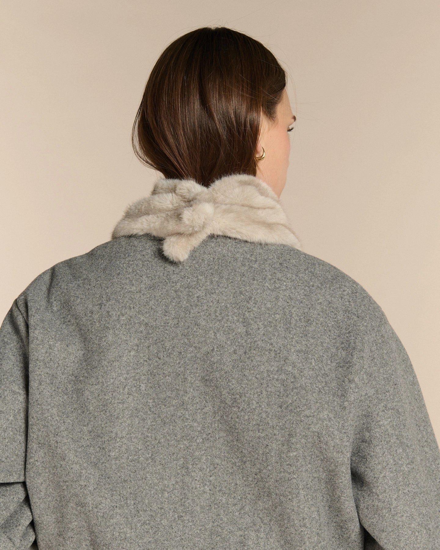 Labdip Alexis bandana fausse fourrure mink Megève