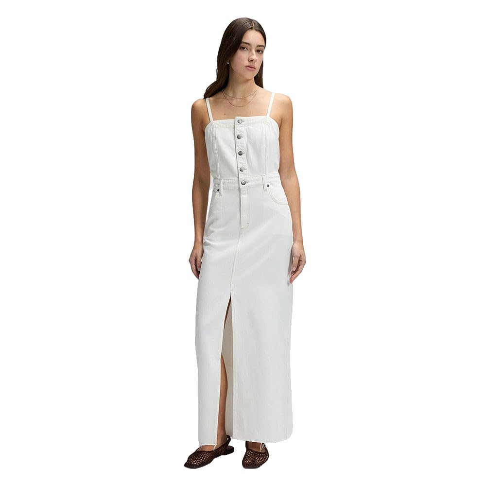 Lee Maxi Denim Dress robe femme Dark Fusion denim