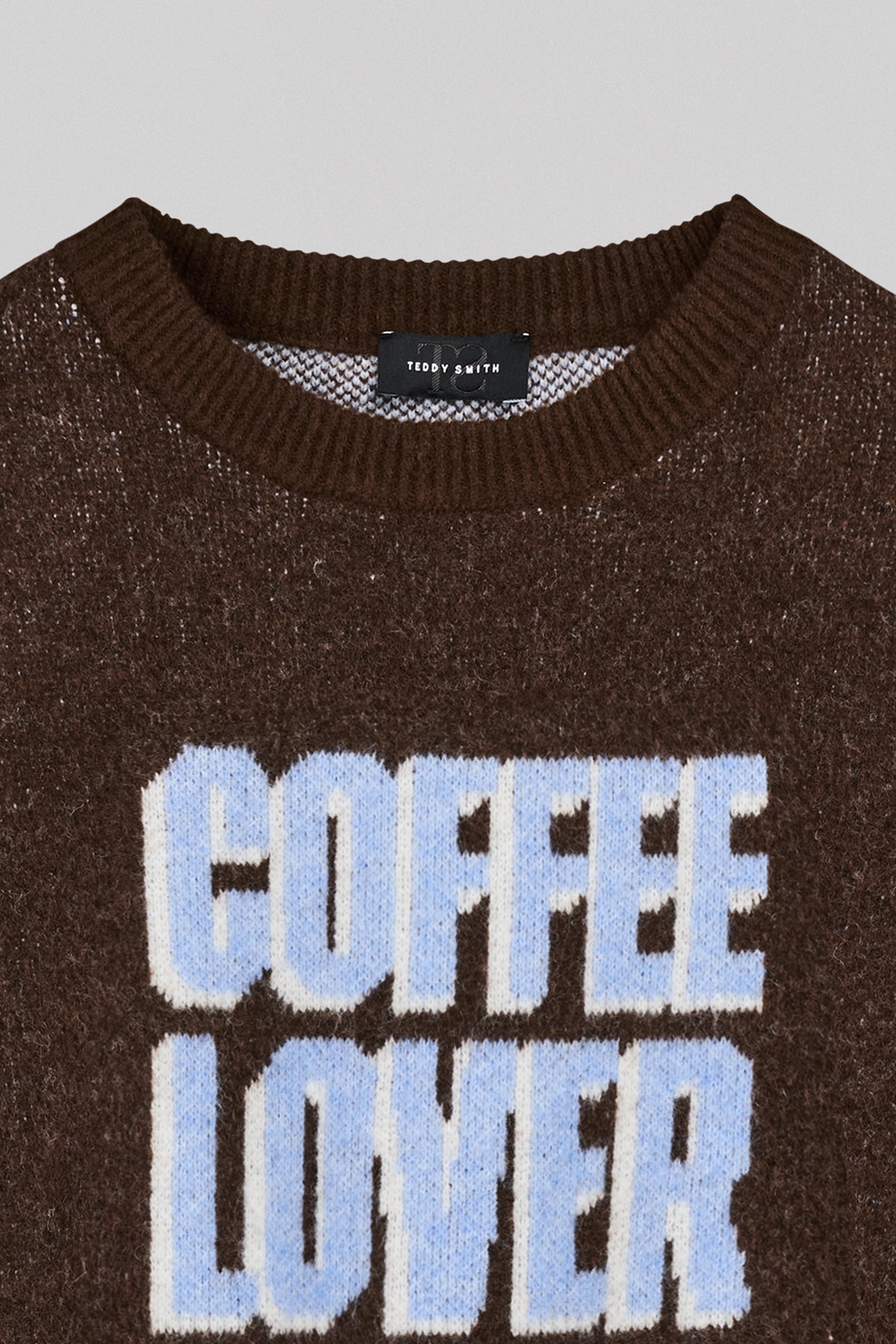 Teddy Smith P-Aina pull femme chocolat coffee lover